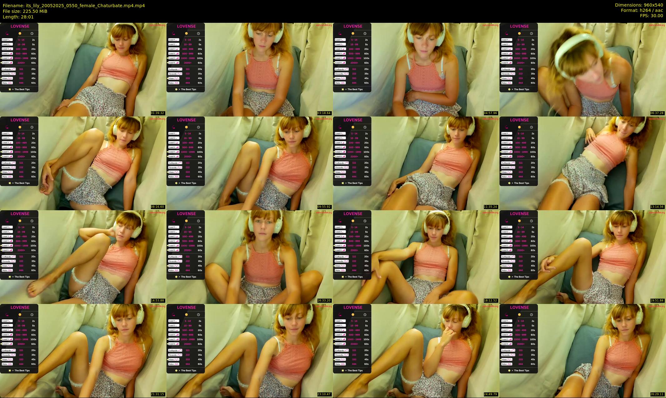 its_lily — 29 minute Chaturbate female cam show recording, 480p, May 20, 2025