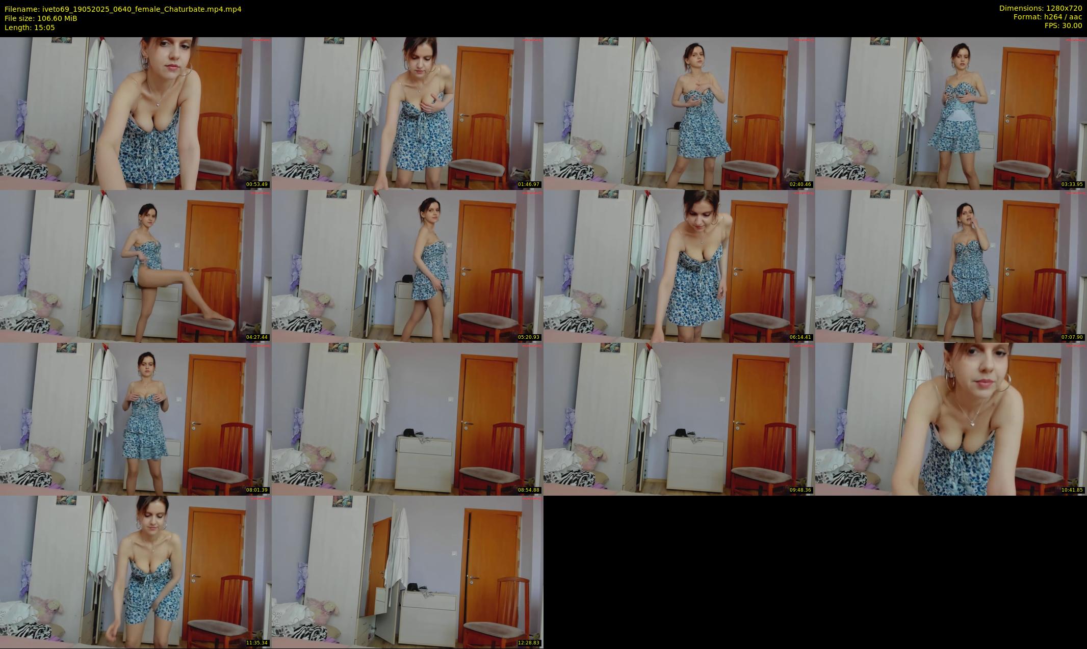 iveto69 — 16 minute Chaturbate female cam show recording, 720p, May 19, 2025