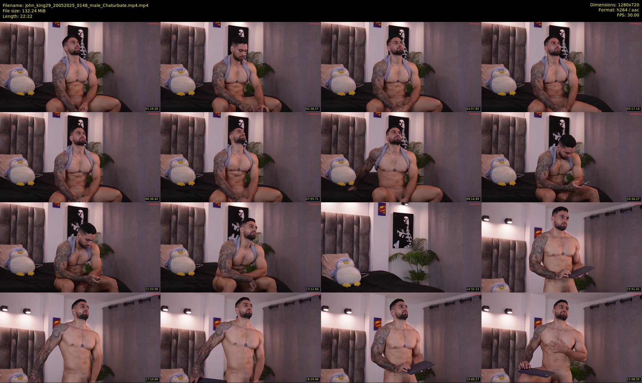 john_king29 — 23 minute Chaturbate male cam show recording, 720p, May 20, 2025