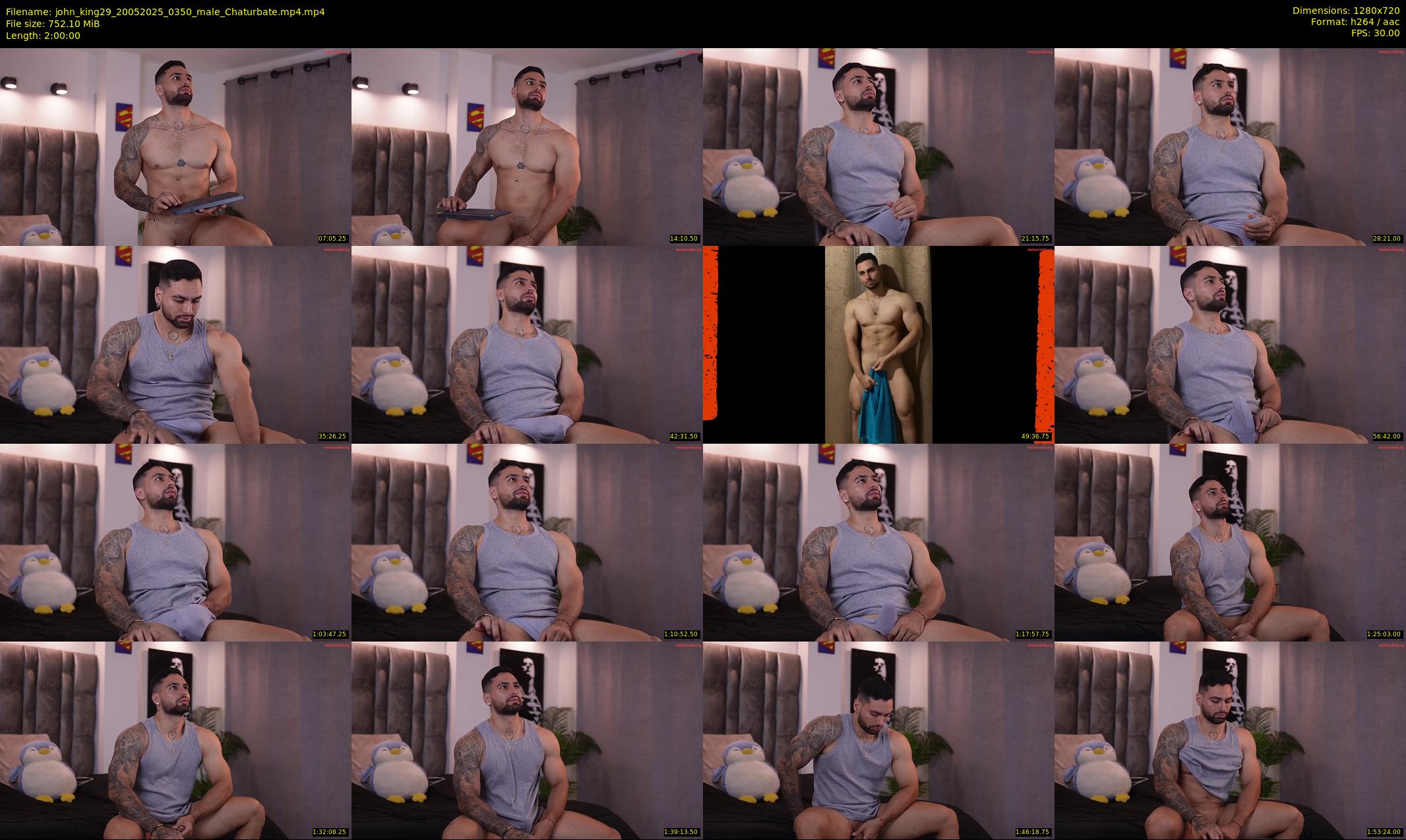john_king29 — 120 minute Chaturbate male cam show recording, 720p, May 20, 2025