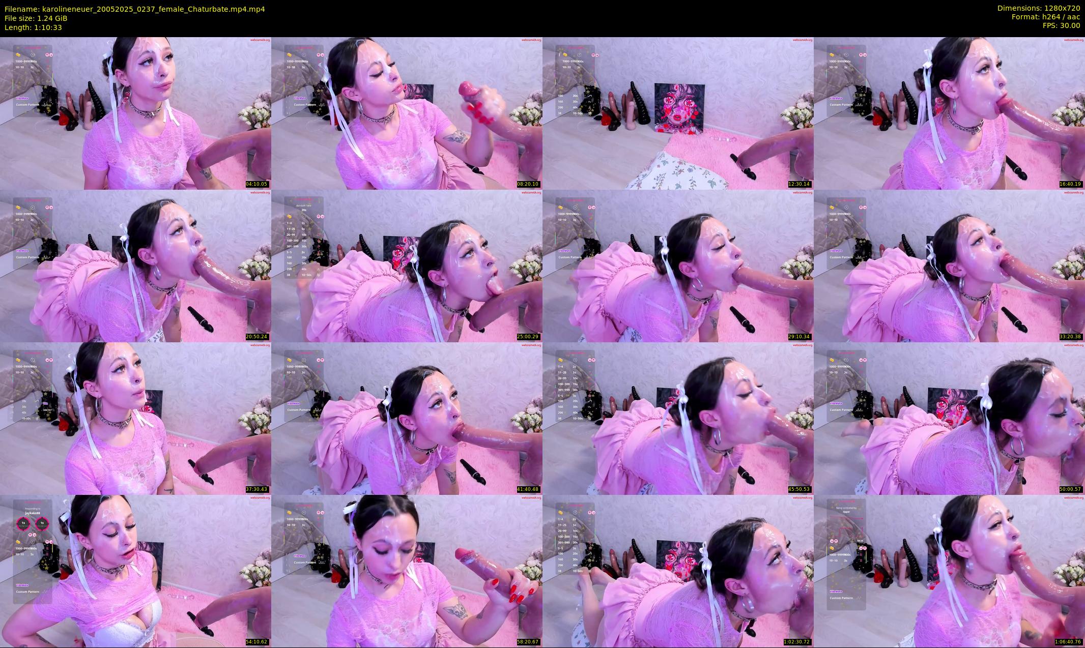 karolineneuer — 71 minute Chaturbate female cam show recording, 720p, May 20, 2025