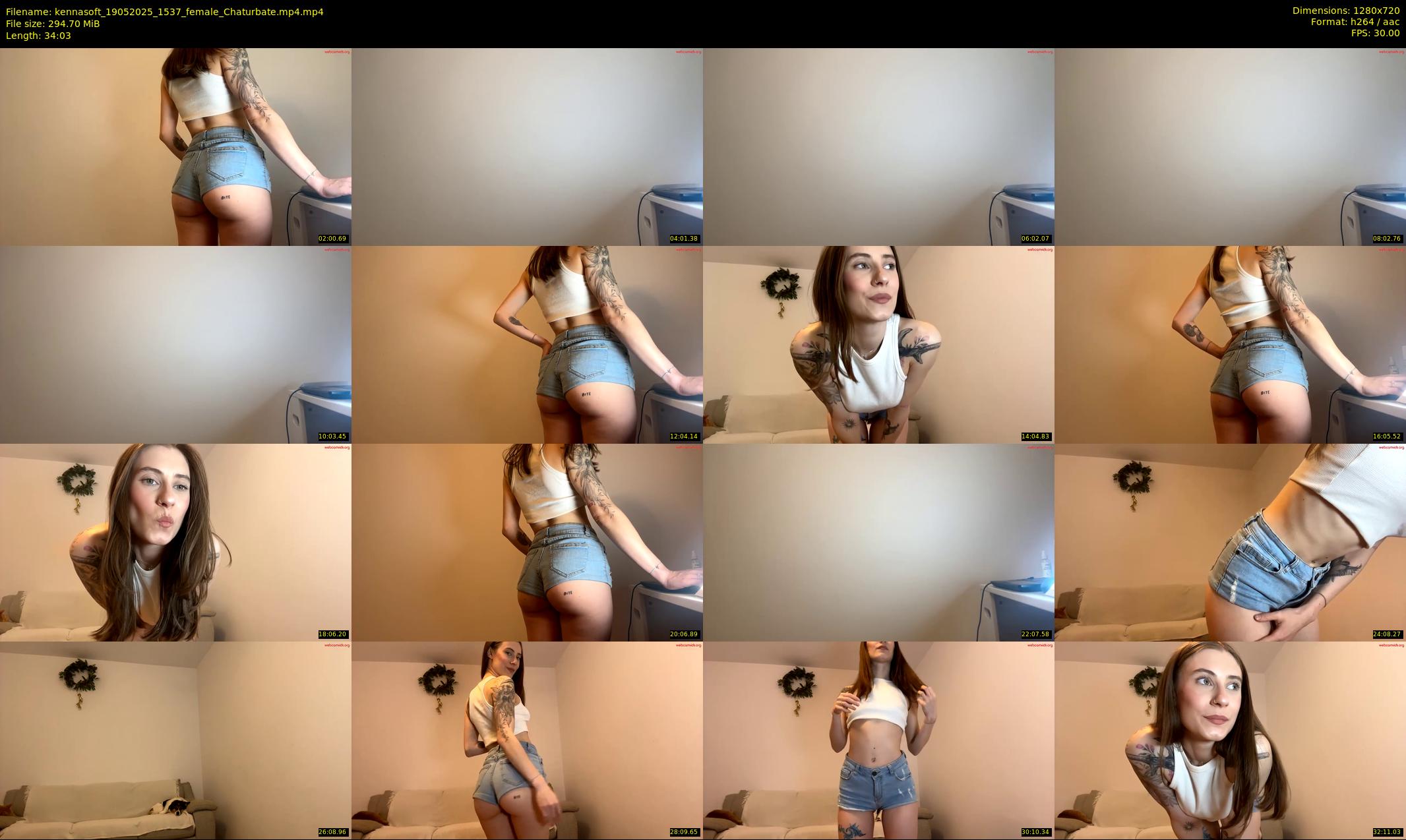 kennasoft — 35 minute Chaturbate female cam show recording, 720p, May 19, 2025