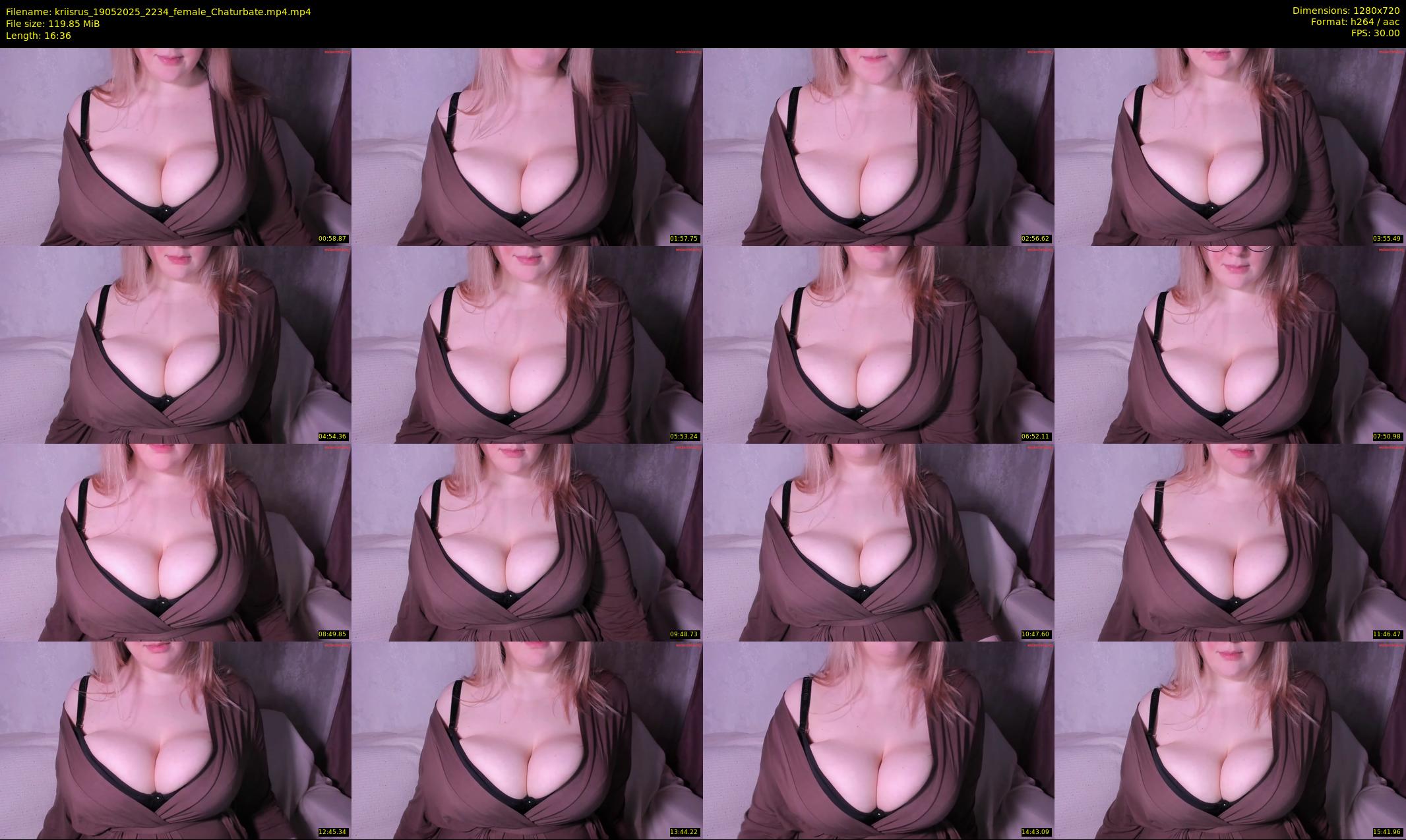 kriisrus — 17 minute Chaturbate female cam show recording, 720p, May 19, 2025