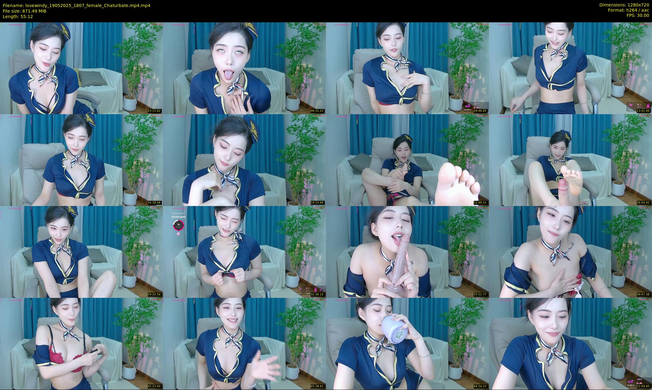 lovewindy — 56 minute Chaturbate female cam show recording, 720p, May 19, 2025