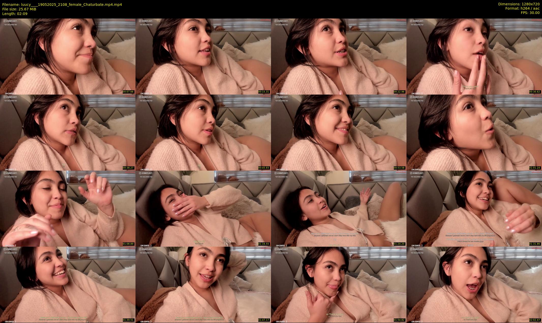 luucy___ — 3 minute Chaturbate female cam show recording, 720p, May 19, 2025