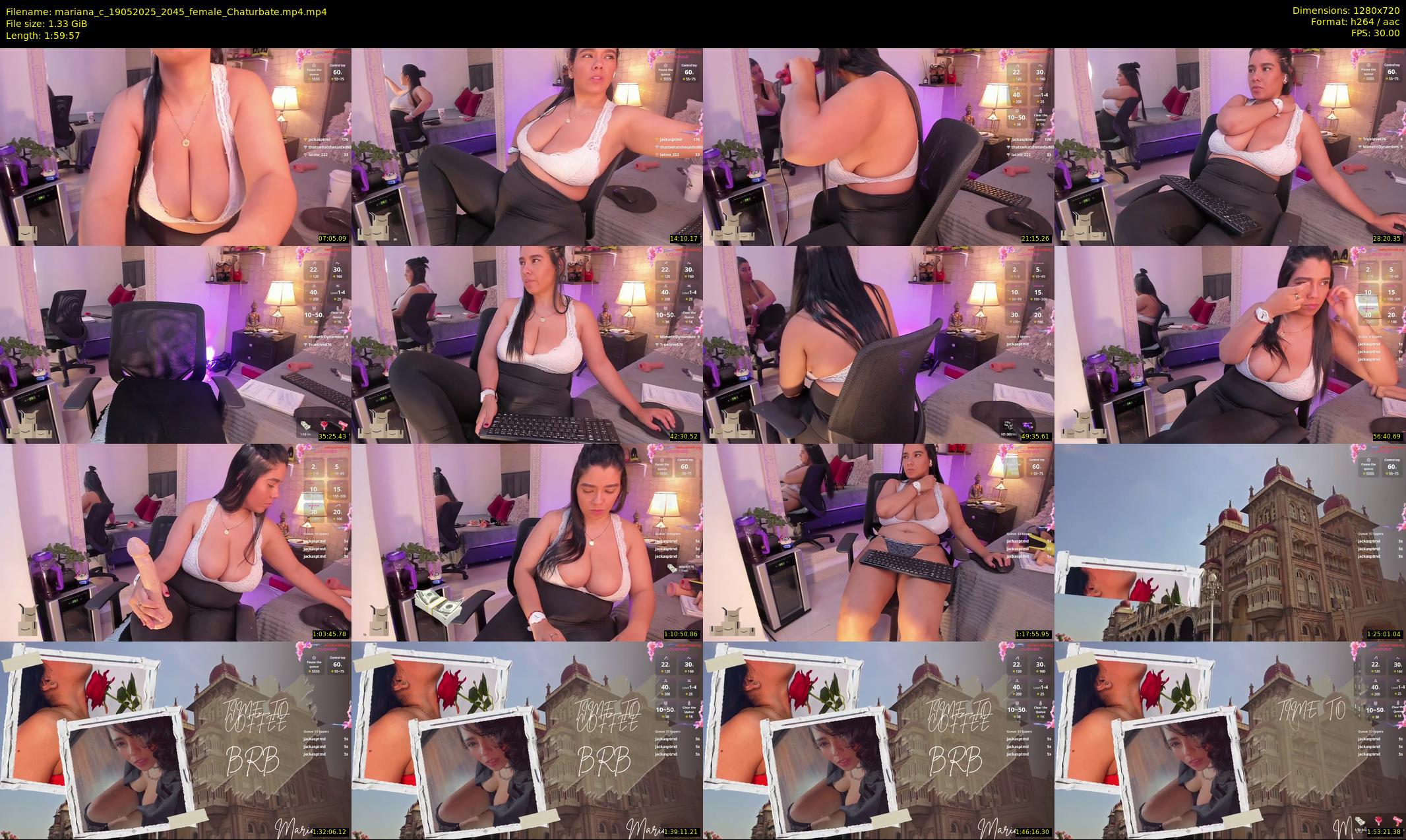 mariana_c — 120 minute Chaturbate female cam show recording, 720p, May 19, 2025