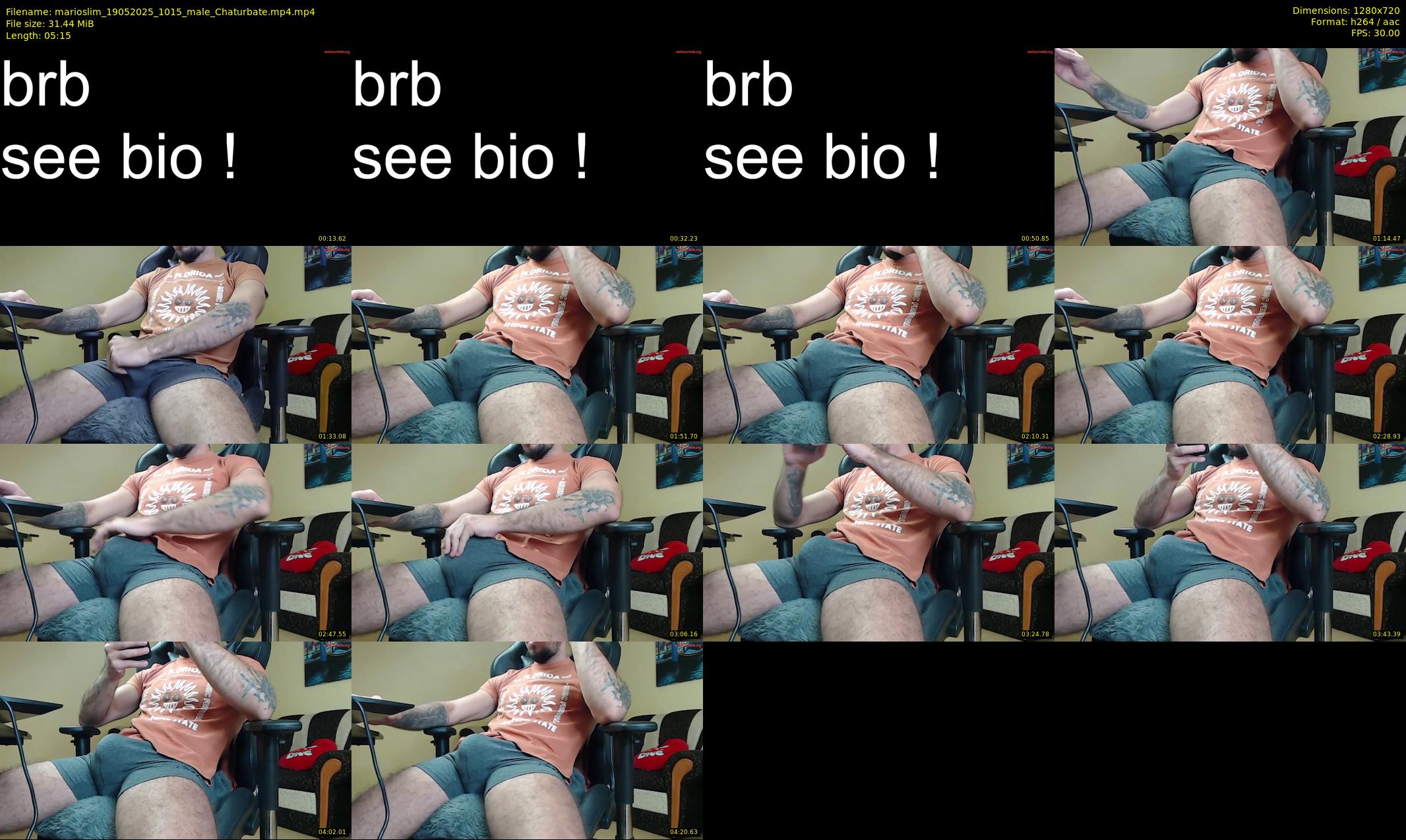 marioslim — 6 minute Chaturbate male cam show recording, 720p, May 19, 2025