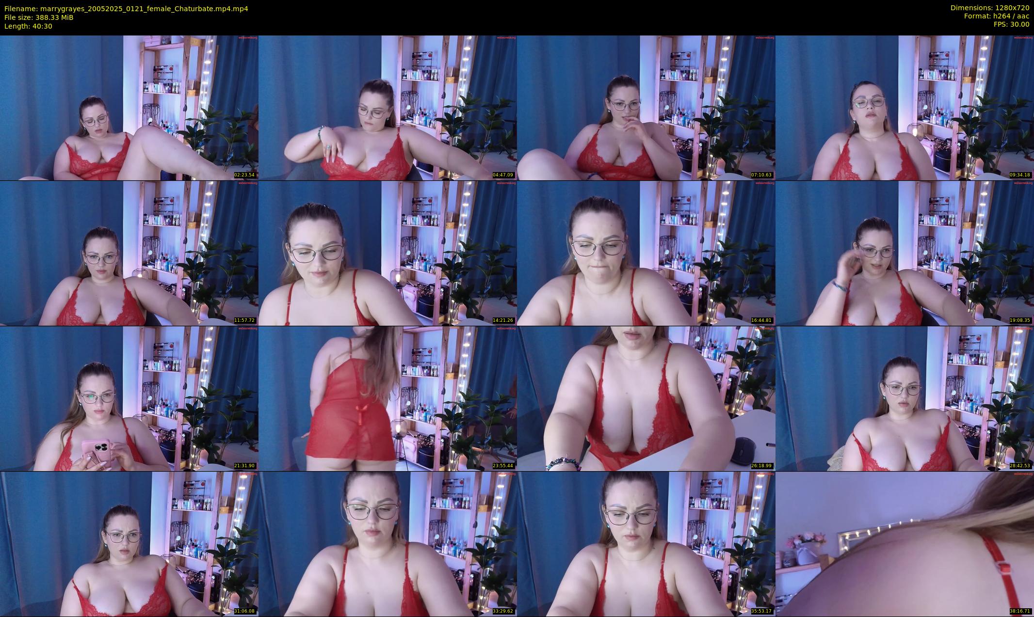 marrygrayes — 41 minute Chaturbate female cam show recording, 720p, May 20, 2025