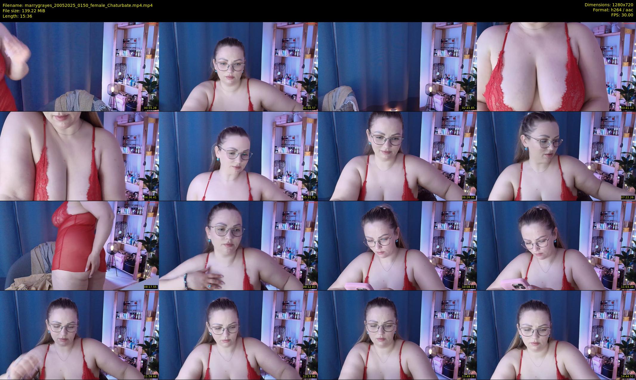 marrygrayes — 16 minute Chaturbate female cam show recording, 720p, May 20, 2025