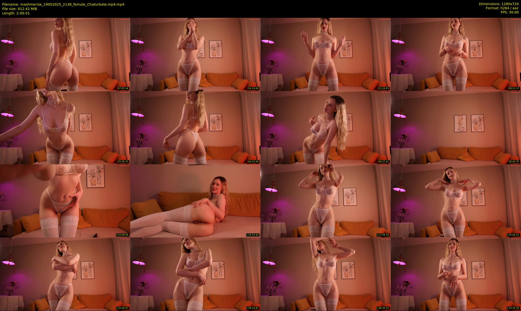 mashmerize — 121 minute Chaturbate female cam show recording, 720p, May 19, 2025