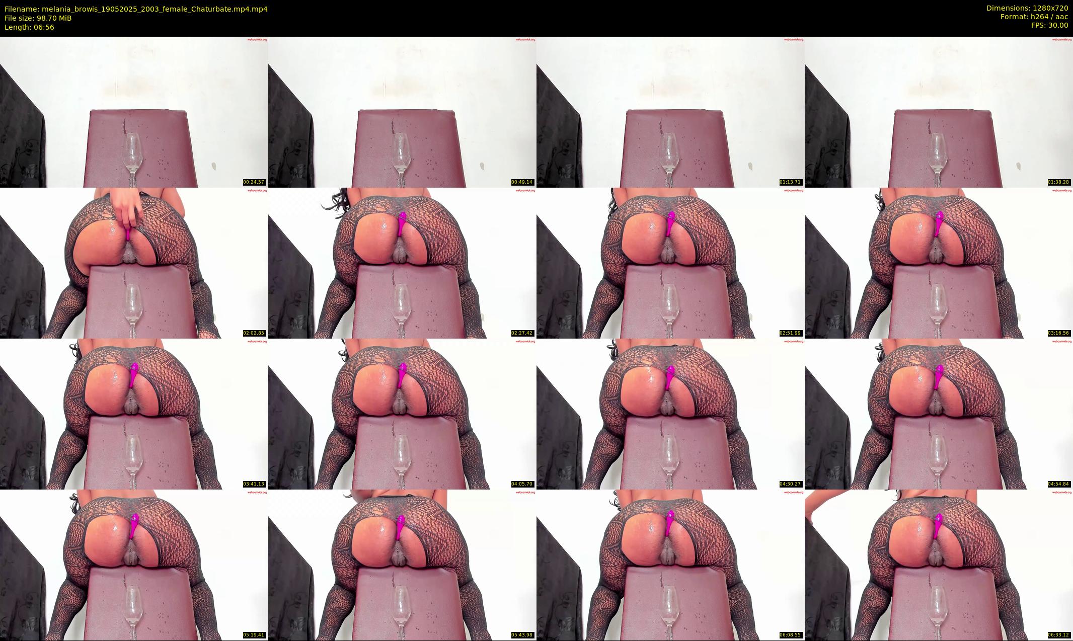 melania_browis — 7 minute Chaturbate female cam show recording, 720p, May 19, 2025