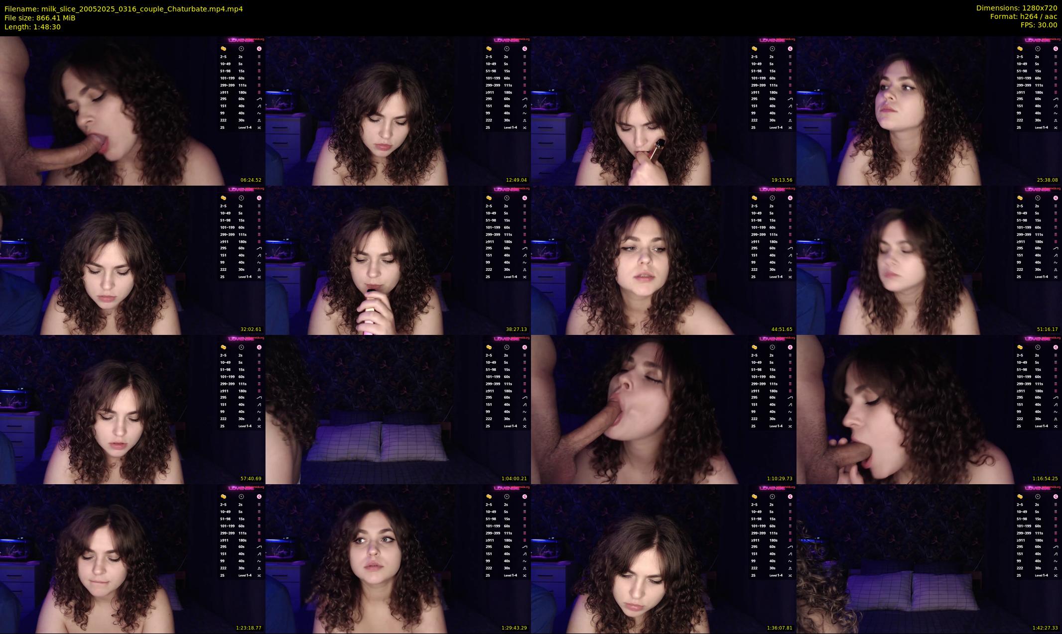milk_slice — 109 minute Chaturbate couple cam show recording, 720p, May 20, 2025