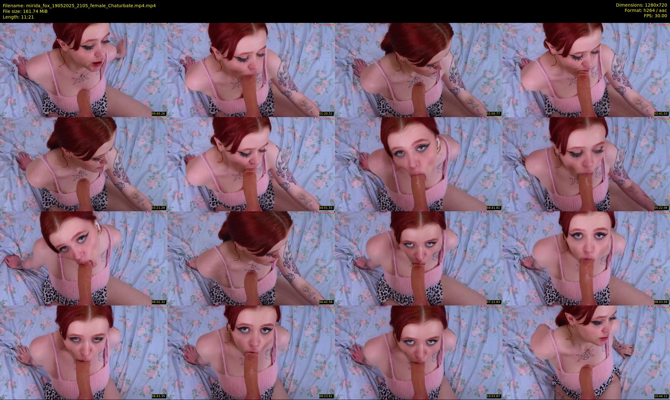 mirida_fox — 12 minute Chaturbate female cam show recording, 720p, May 19, 2025