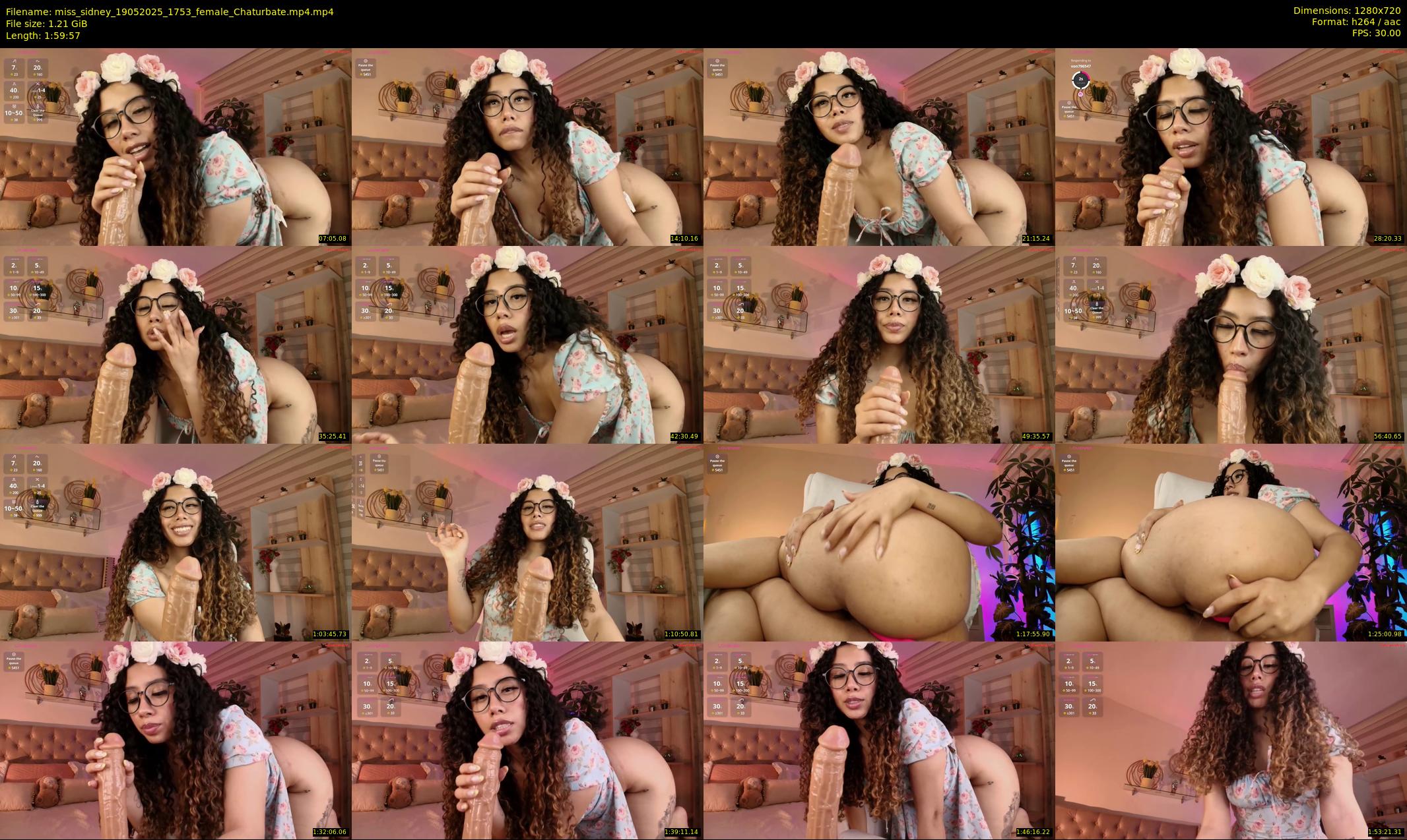 miss_sidney — 120 minute Chaturbate female cam show recording, 720p, May 19, 2025