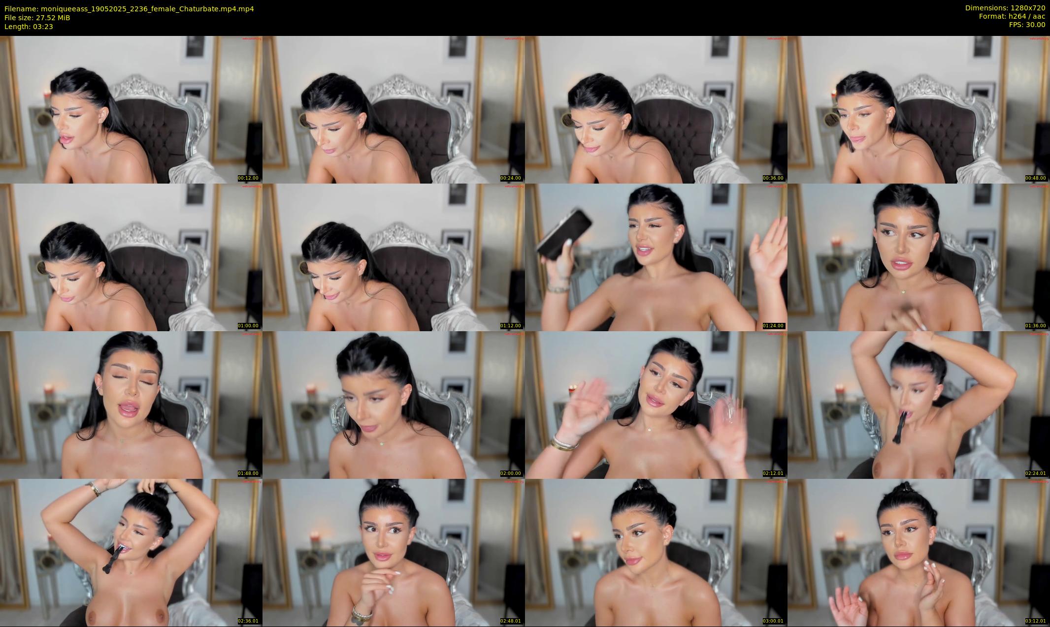moniqueeass — 4 minute Chaturbate female cam show recording, 720p, May 19, 2025