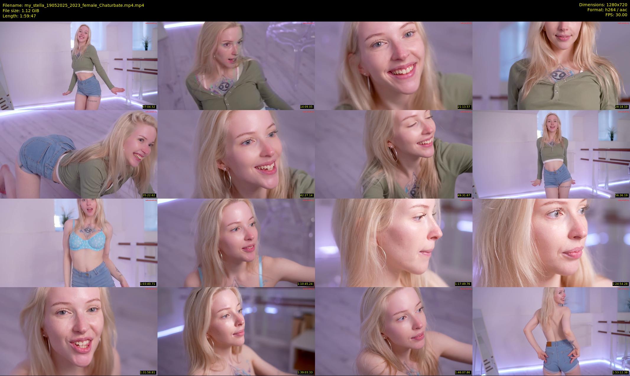 my_stella — 120 minute Chaturbate female cam show recording, 720p, May 19, 2025