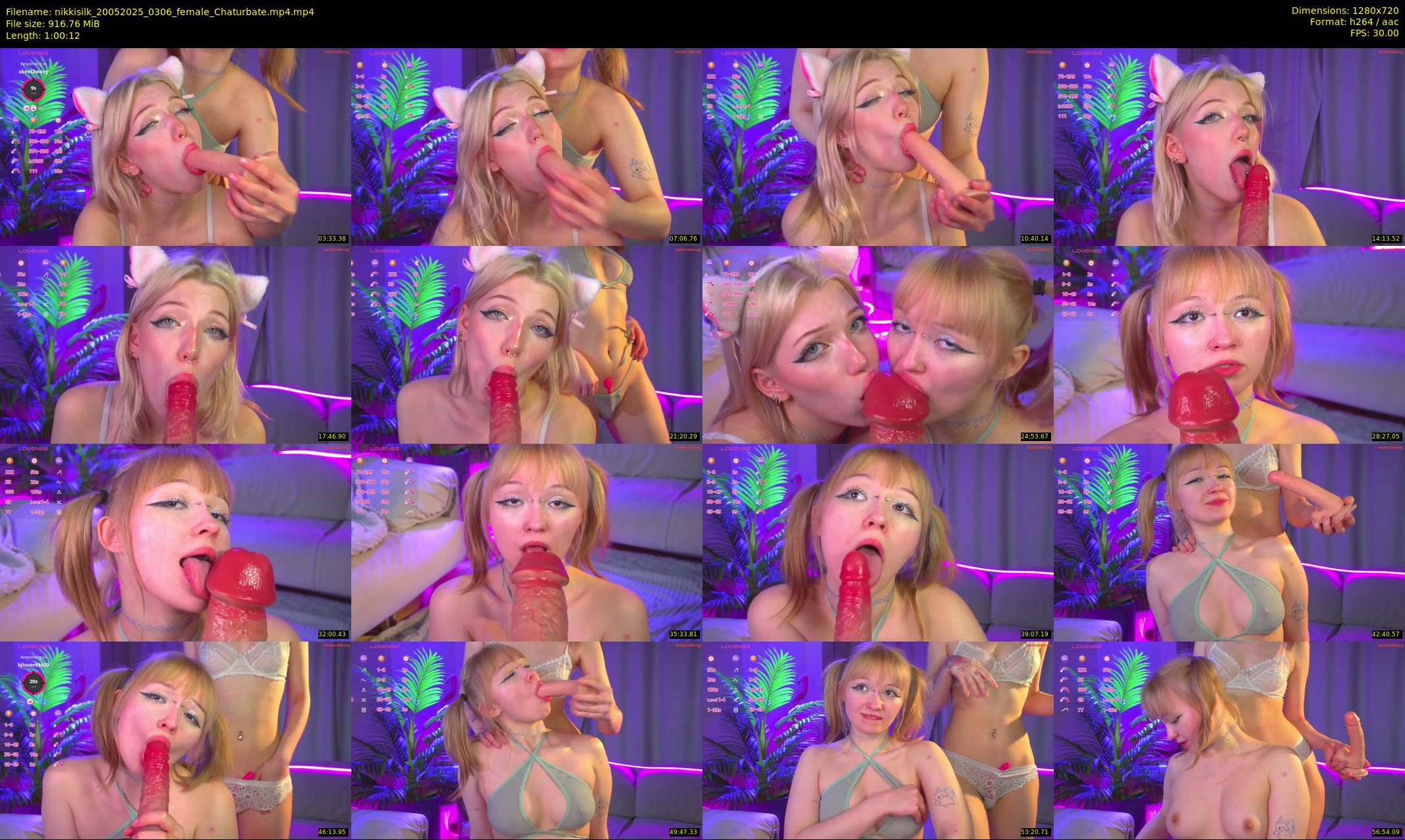 nikkisilk — 61 minute Chaturbate female cam show recording, 720p, May 20, 2025