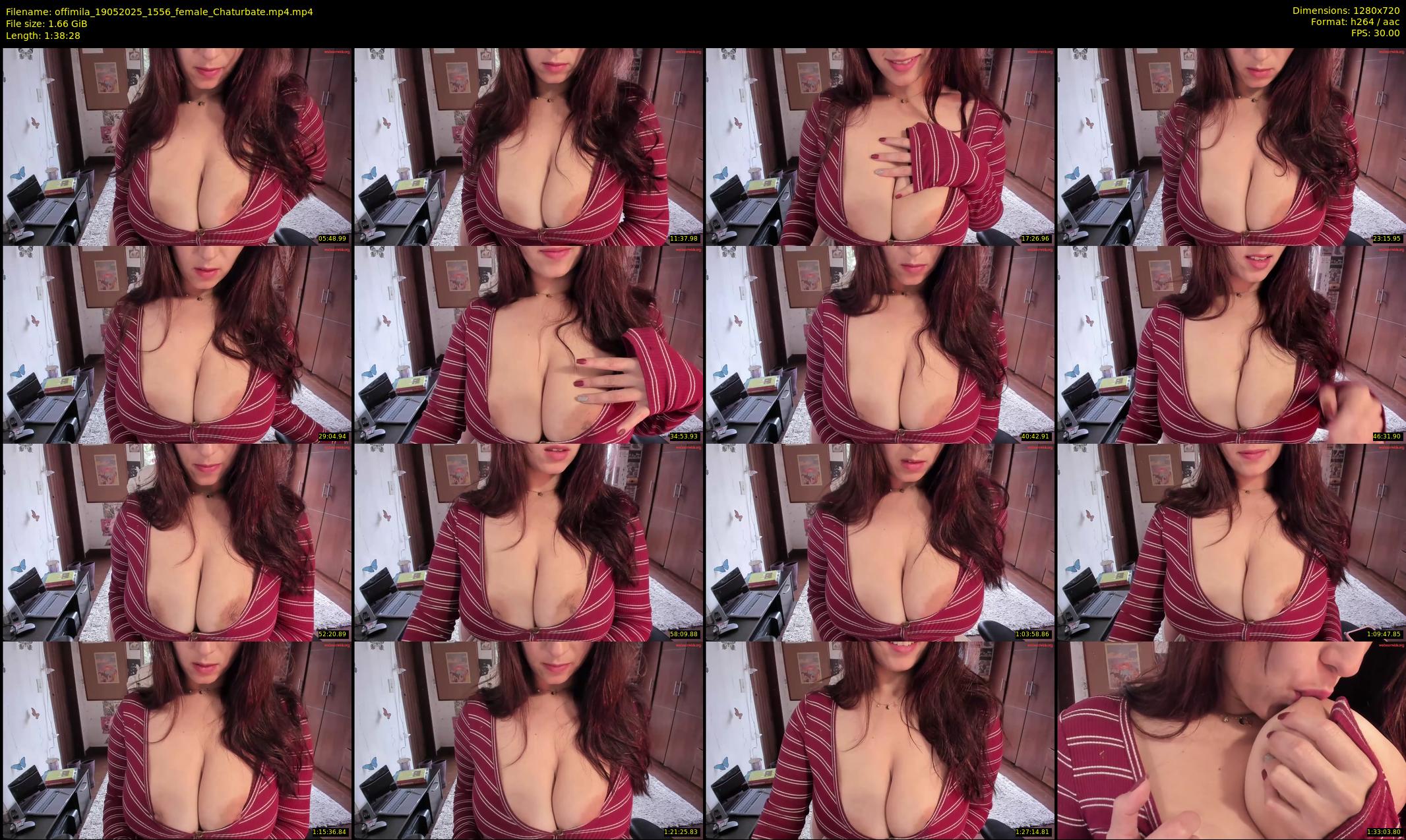 offimila — 99 minute Chaturbate female cam show recording, 720p, May 19, 2025
