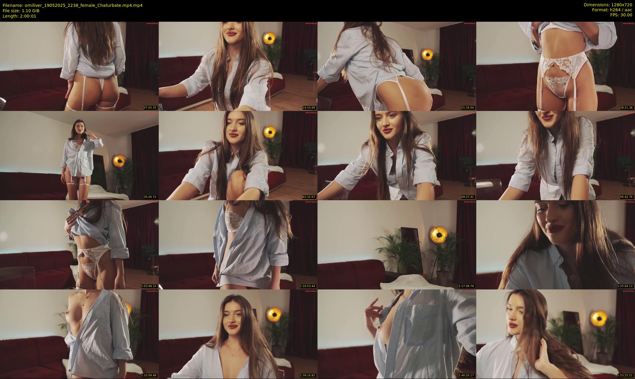 omiliver — 121 minute Chaturbate female cam show recording, 720p, May 19, 2025