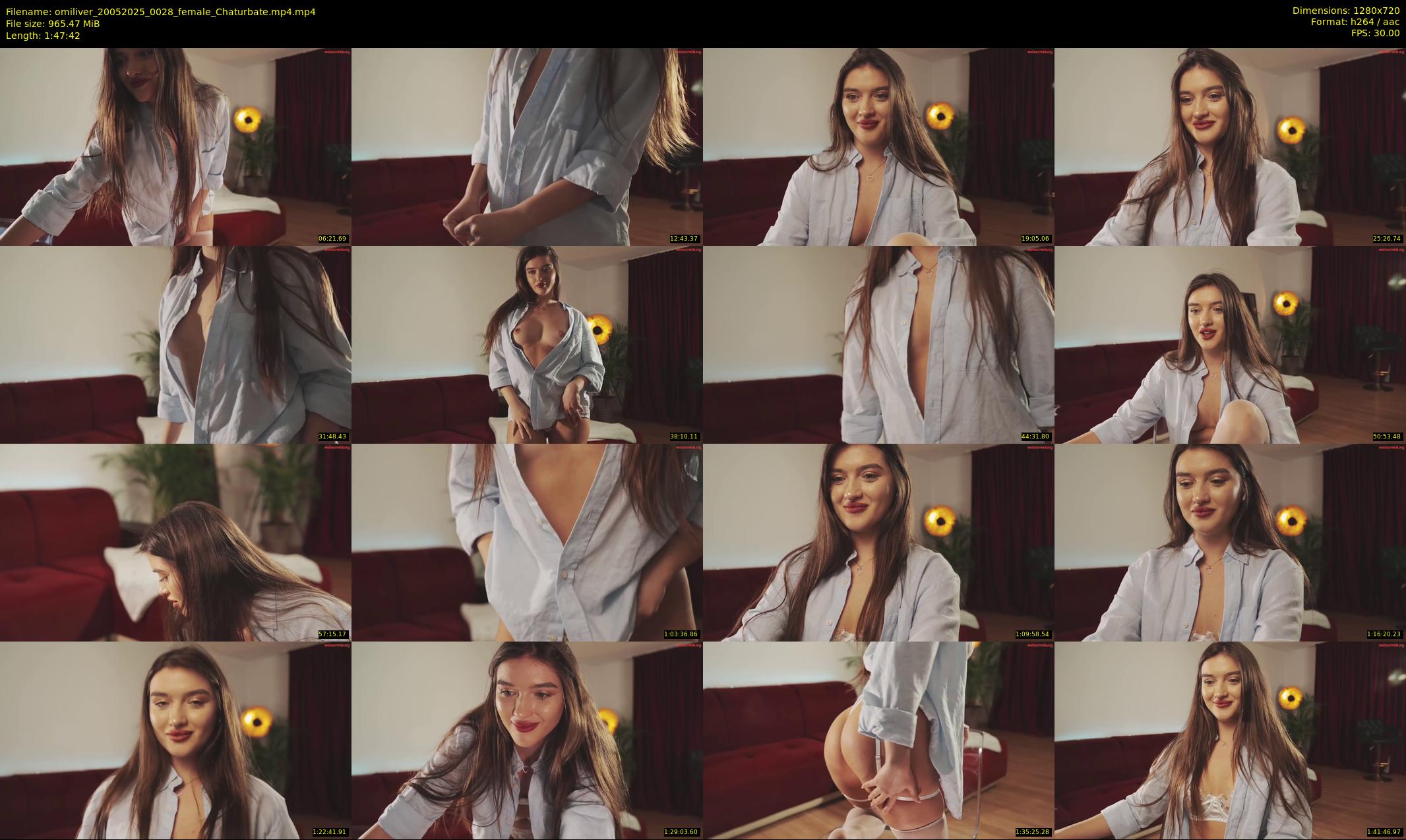 omiliver — 108 minute Chaturbate female cam show recording, 720p, May 20, 2025