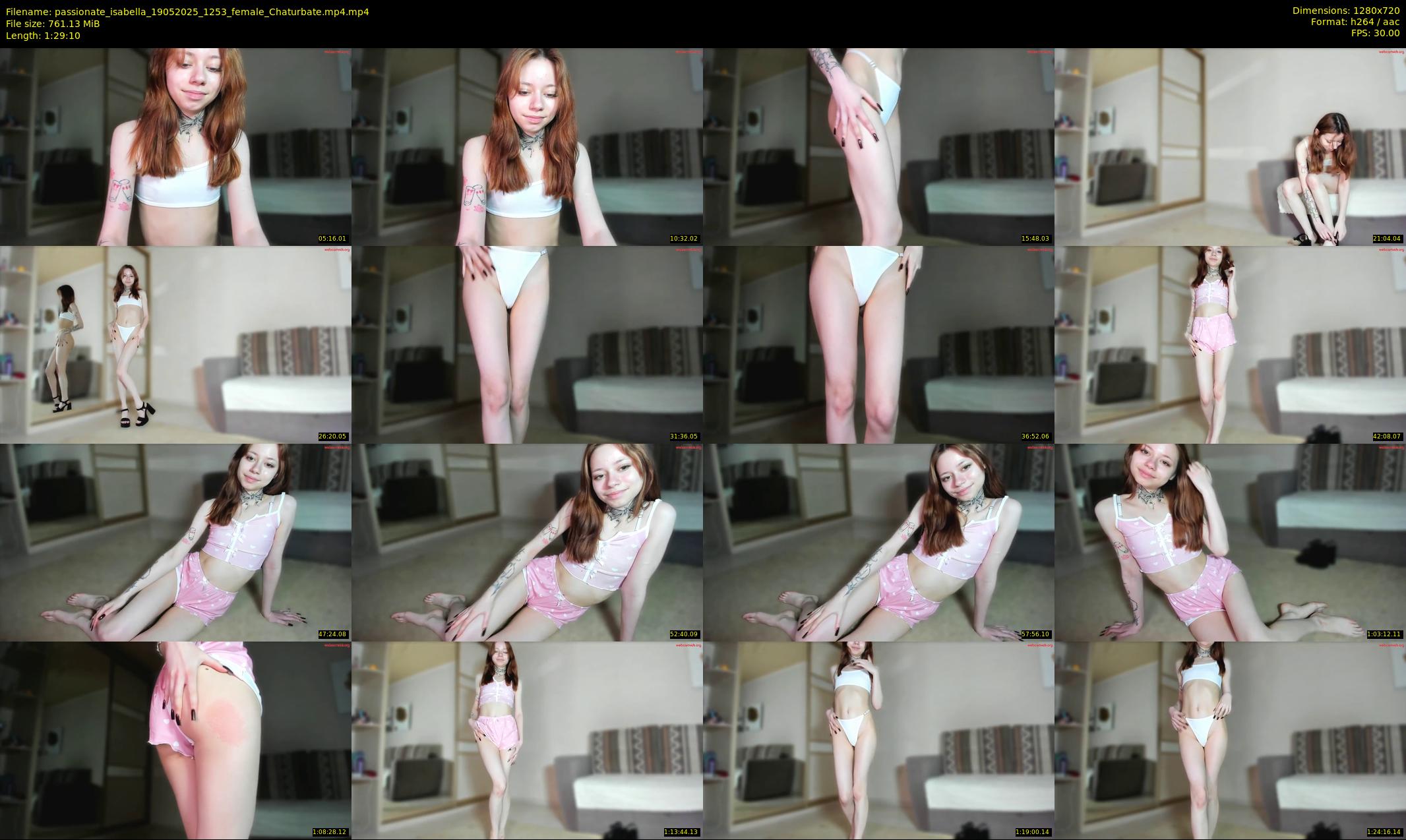 passionate_isabella — 90 minute Chaturbate female cam show recording, 720p, May 19, 2025
