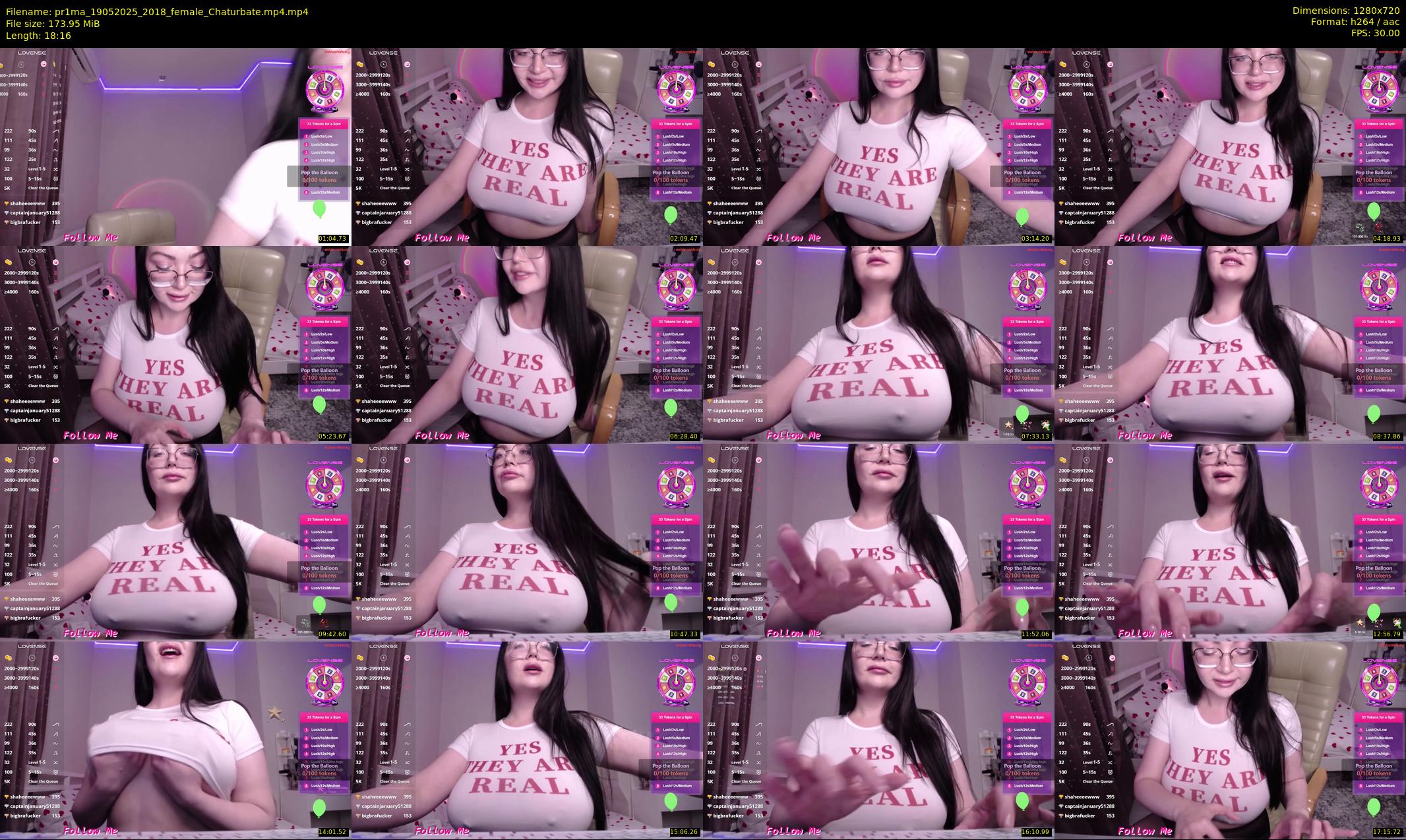 pr1ma — 19 minute Chaturbate female cam show recording, 720p, May 19, 2025
