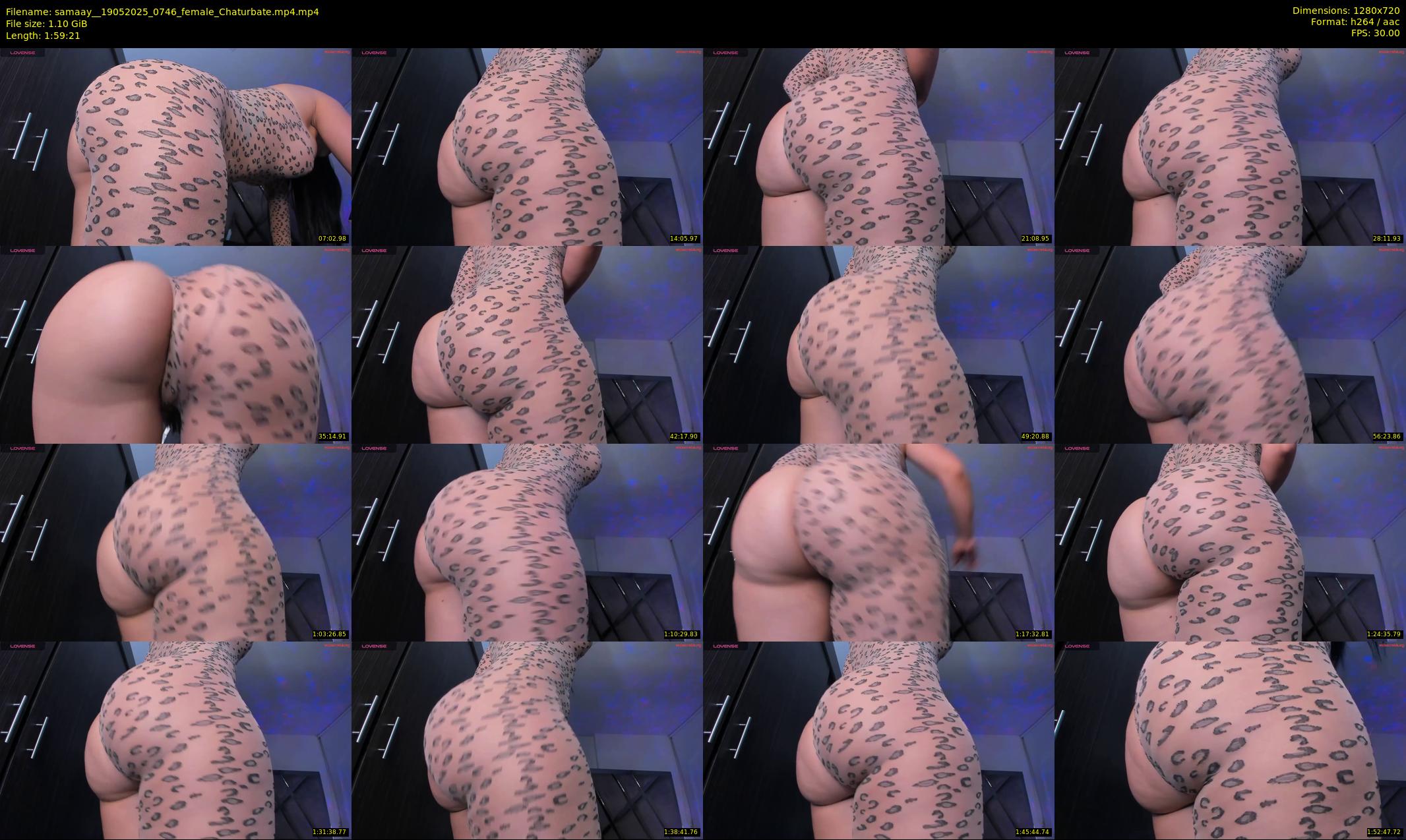 samaay_ — 120 minute Chaturbate female cam show recording, 720p, May 19, 2025