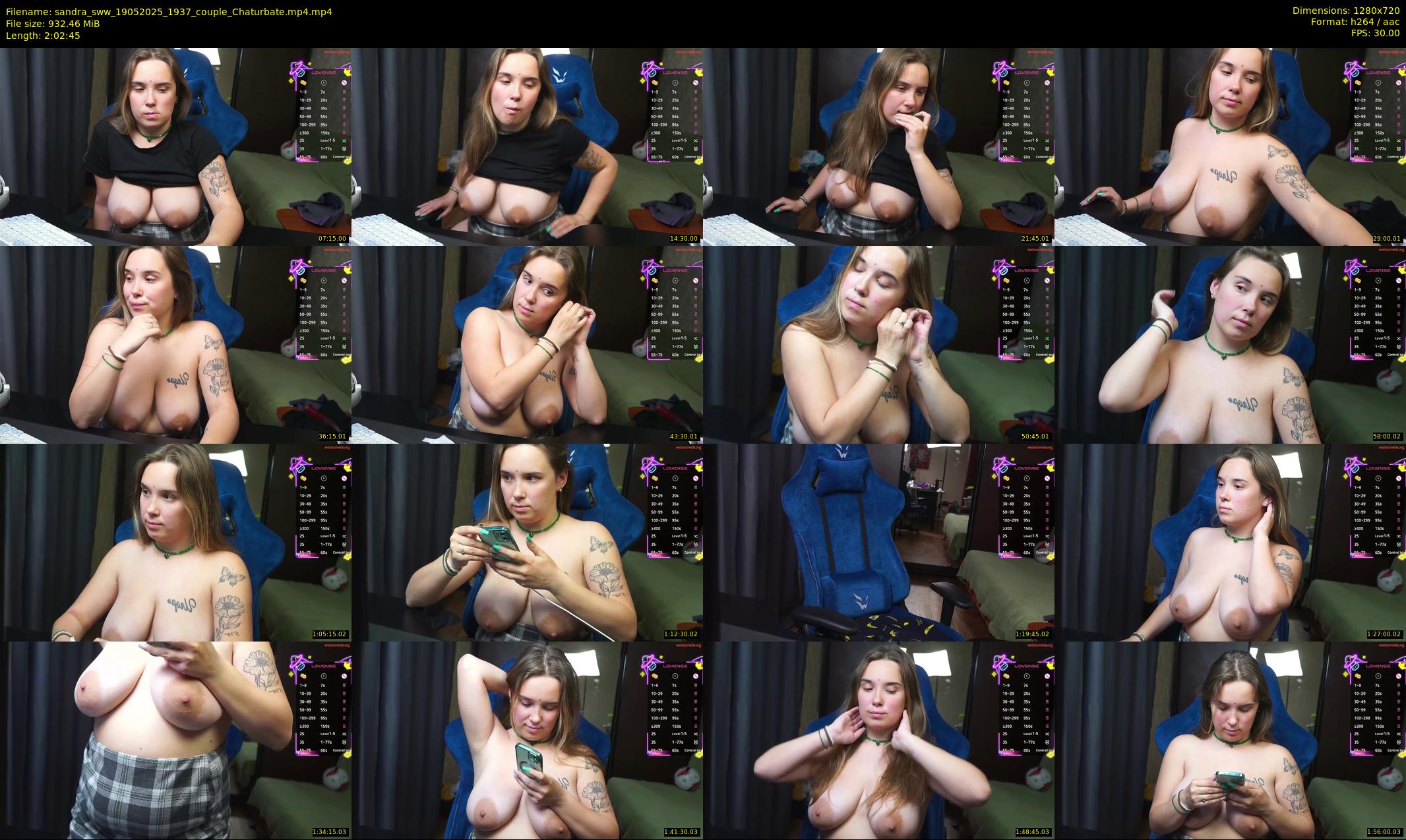 sandra_sww — 123 minute Chaturbate couple cam show recording, 720p, May 19, 2025