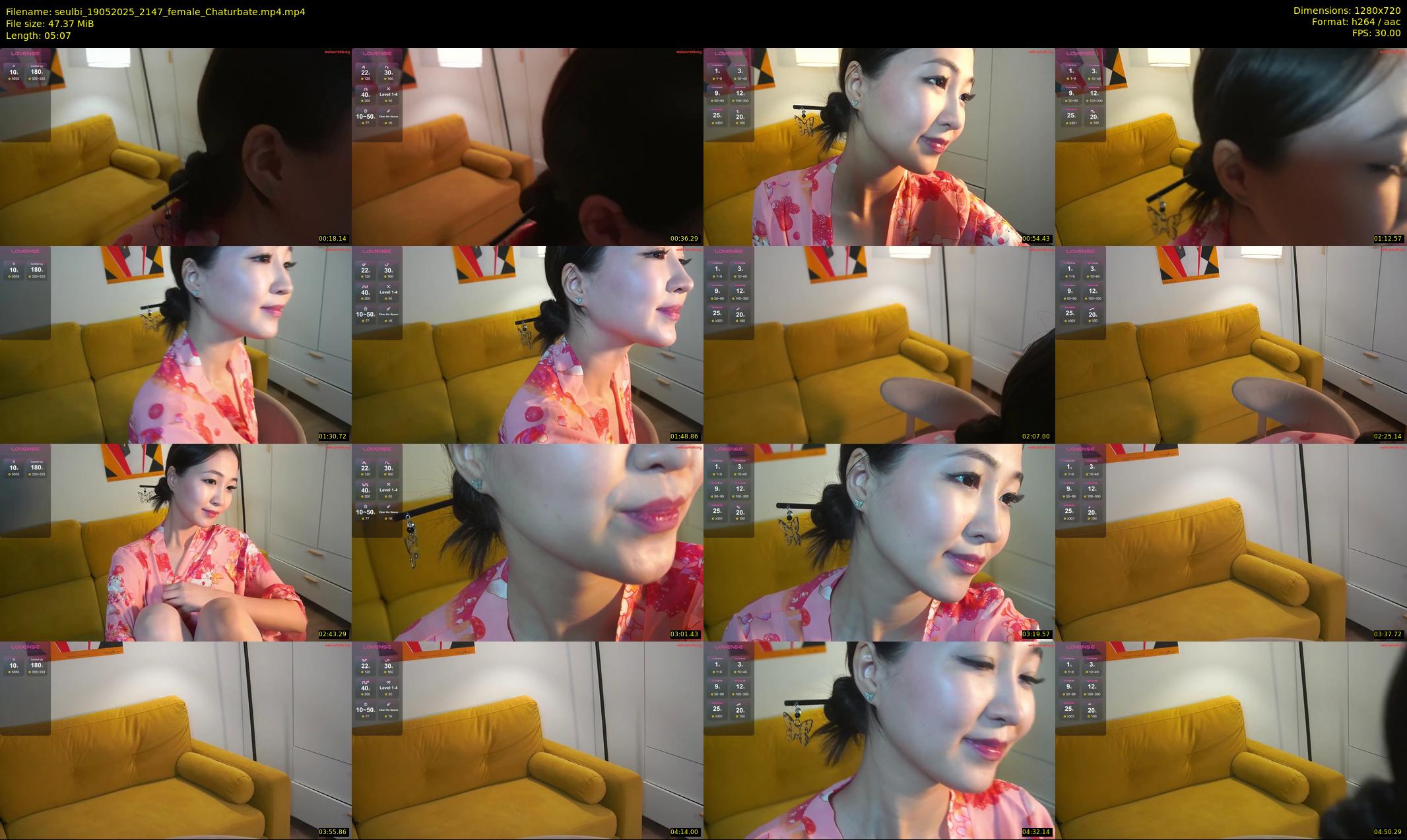 seulbi — 6 minute Chaturbate female cam show recording, 720p, May 19, 2025