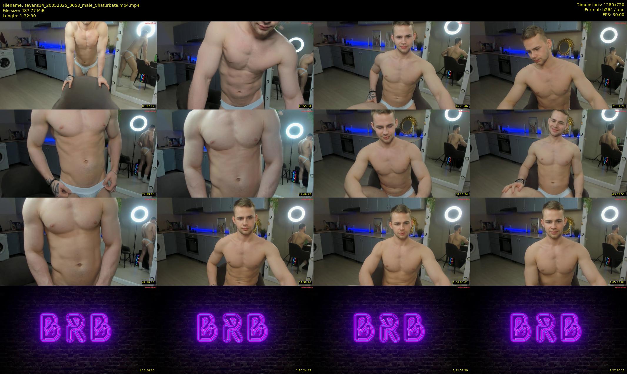 sevans14 — 93 minute Chaturbate male cam show recording, 720p, May 20, 2025