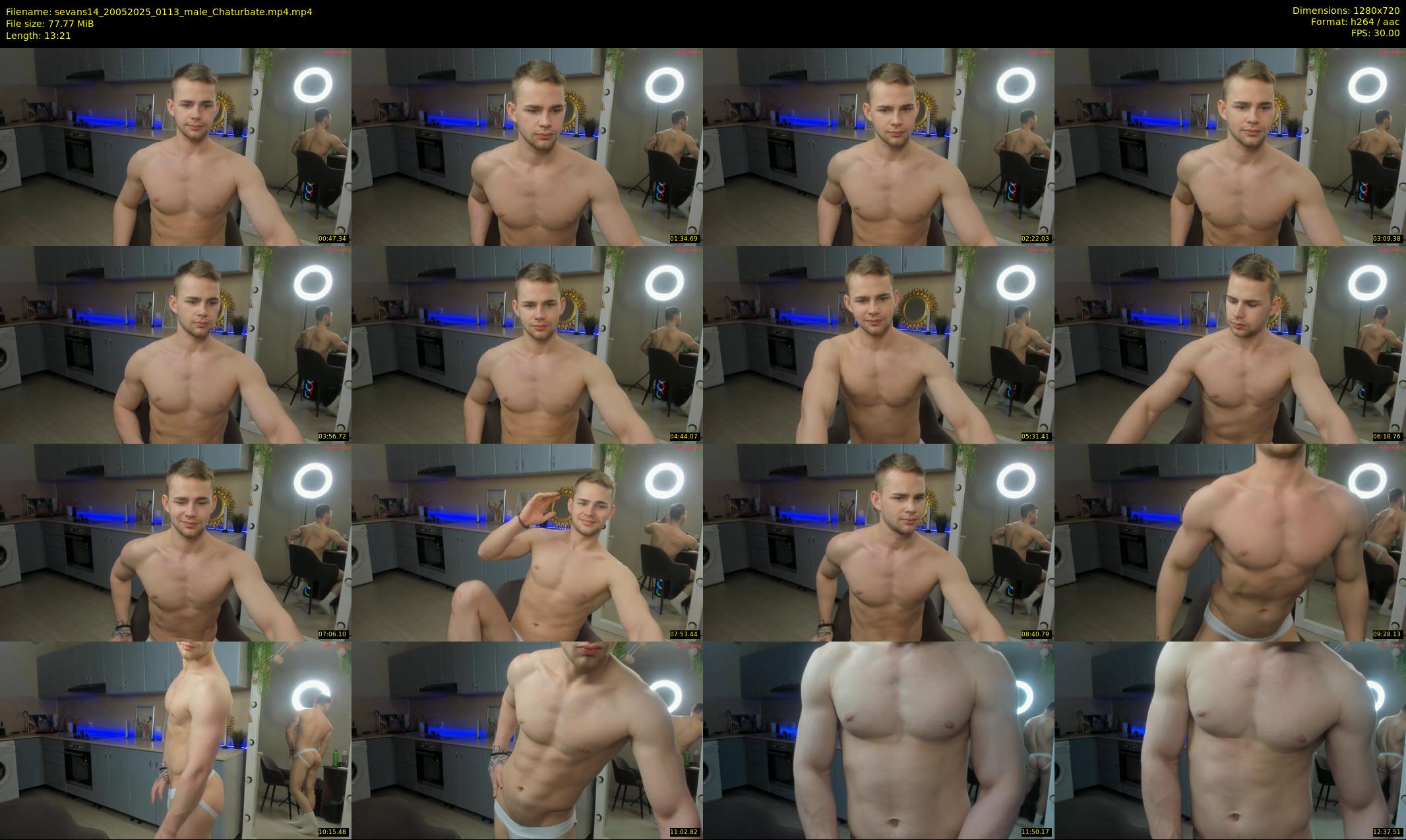 sevans14 — 14 minute Chaturbate male cam show recording, 720p, May 20, 2025
