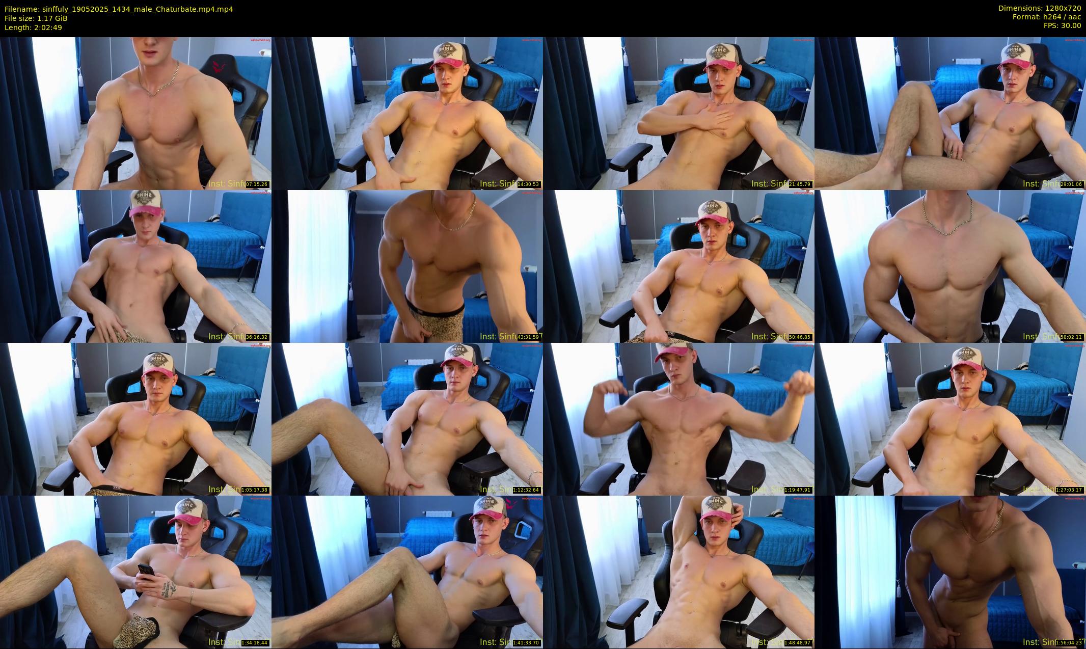 sinffuly — 123 minute Chaturbate male cam show recording, 720p, May 19, 2025