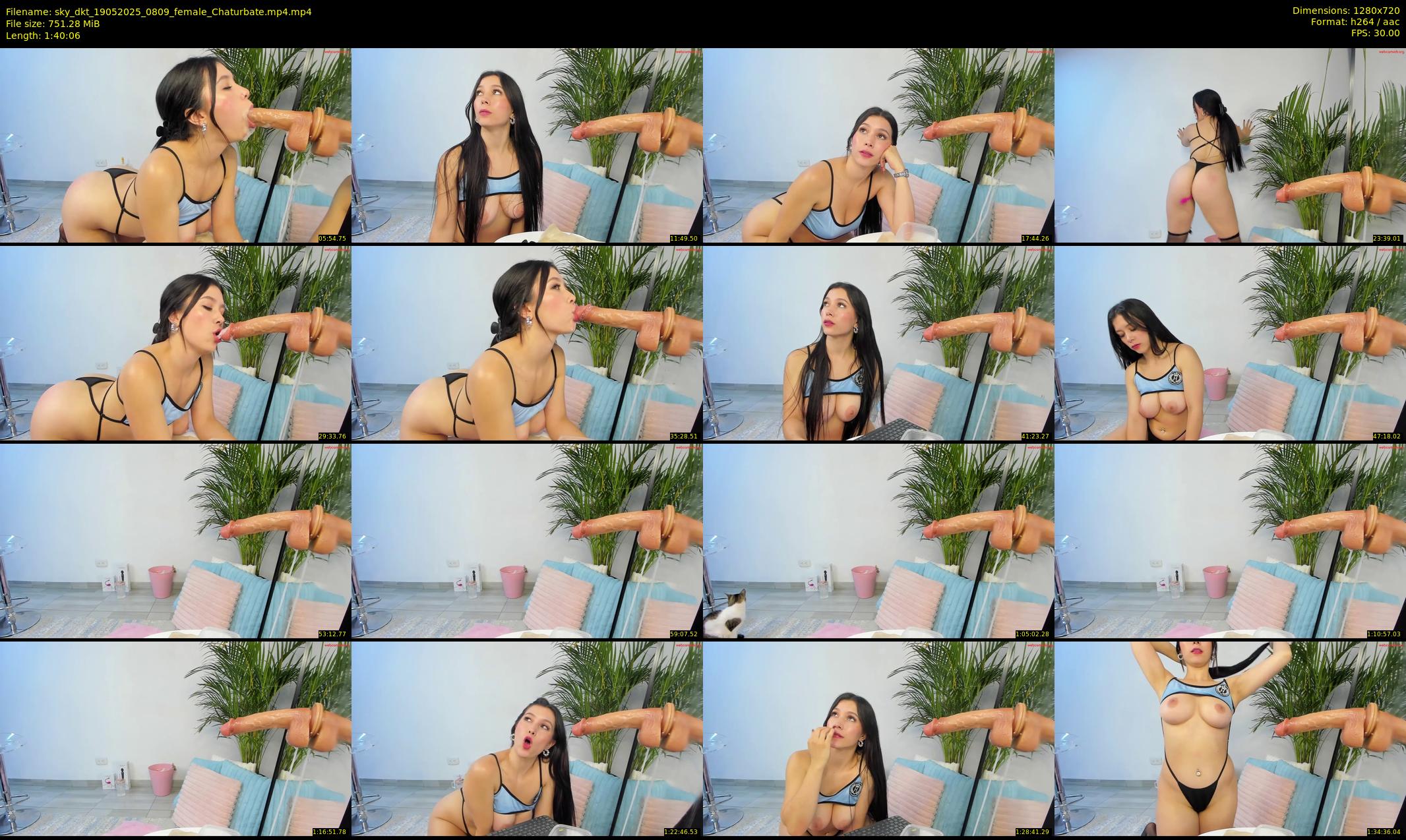 sky_dkt — 101 minute Chaturbate female cam show recording, 720p, May 19, 2025