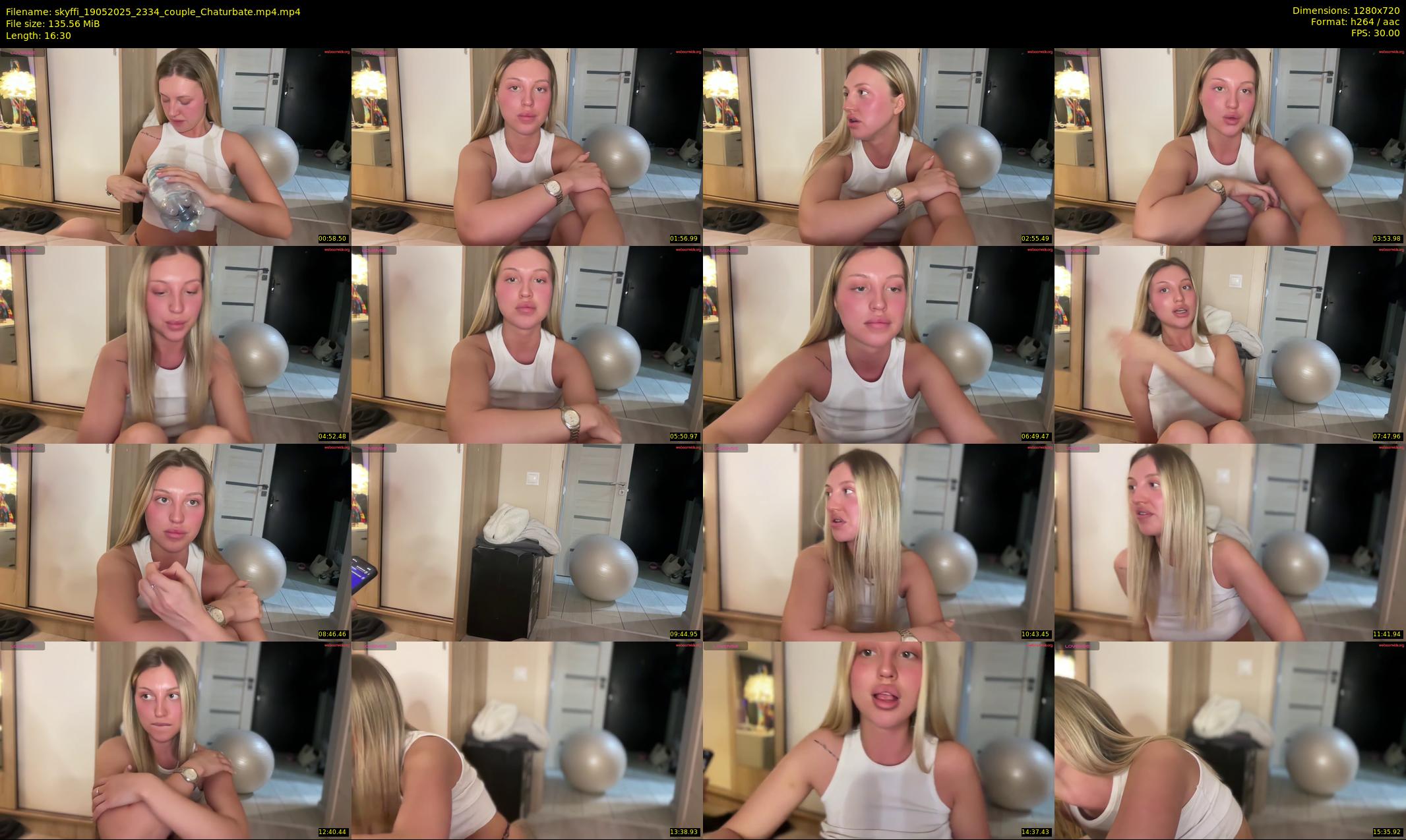 skyffi — 17 minute Chaturbate couple cam show recording, 720p, May 19, 2025