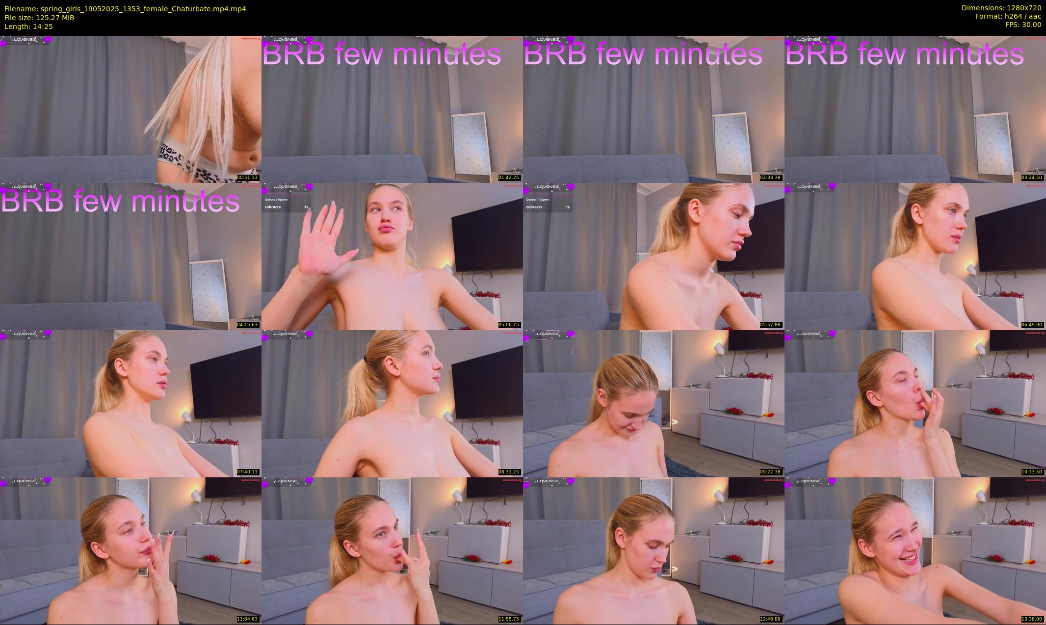 spring_girls — 15 minute Chaturbate female cam show recording, 720p, May 19, 2025