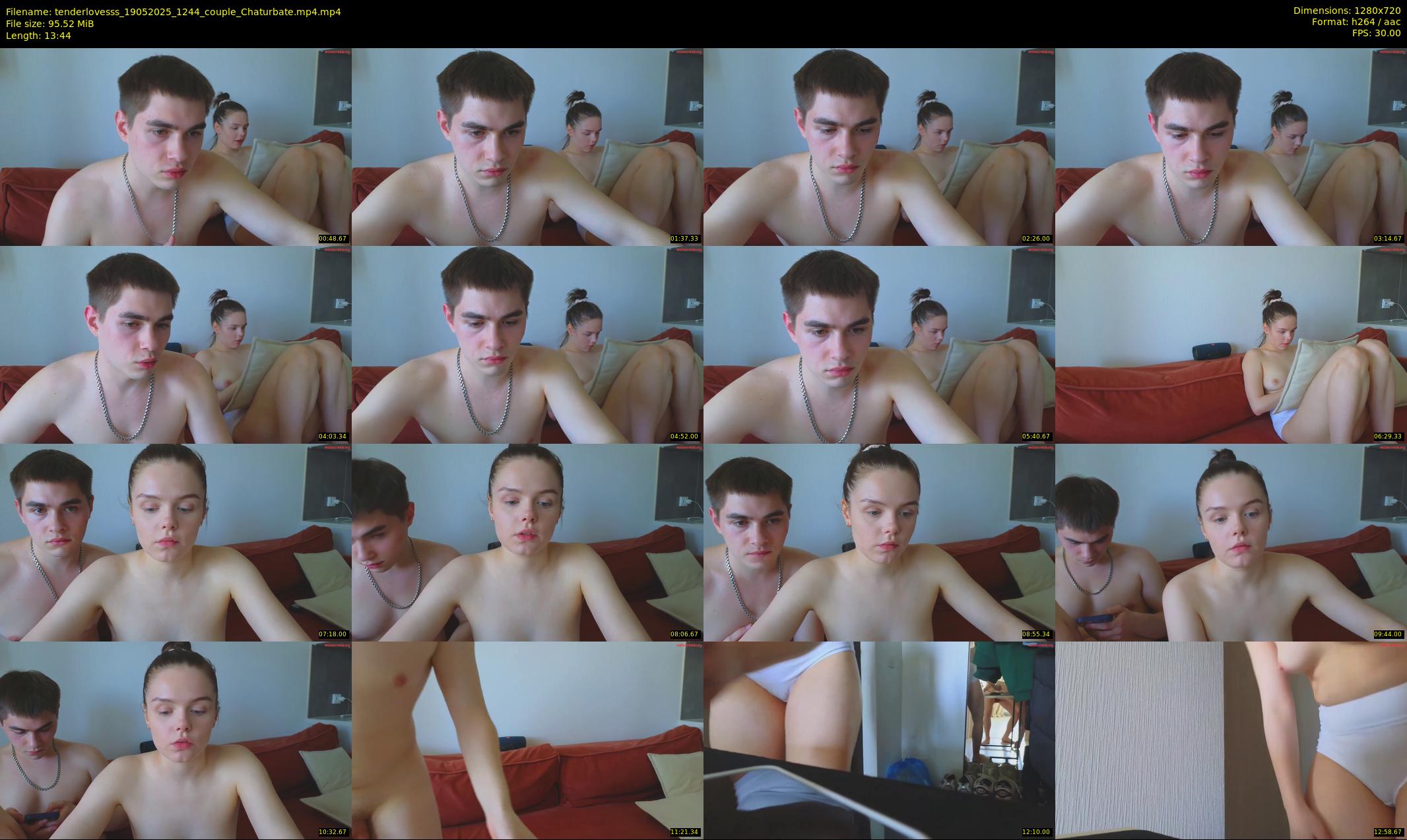 tenderlovesss — 14 minute Chaturbate couple cam show recording, 720p, May 19, 2025