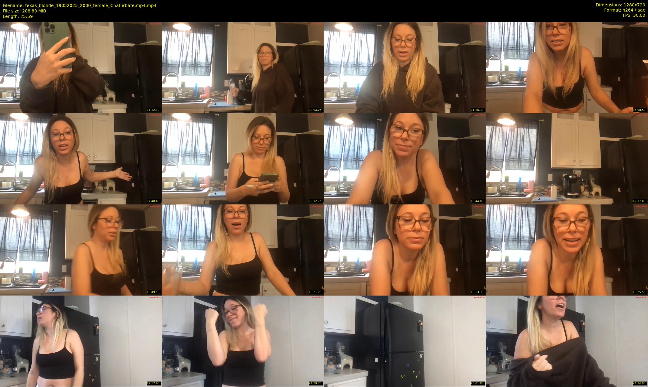 texas_blonde — 26 minute Chaturbate female cam show recording, 720p, May 19, 2025