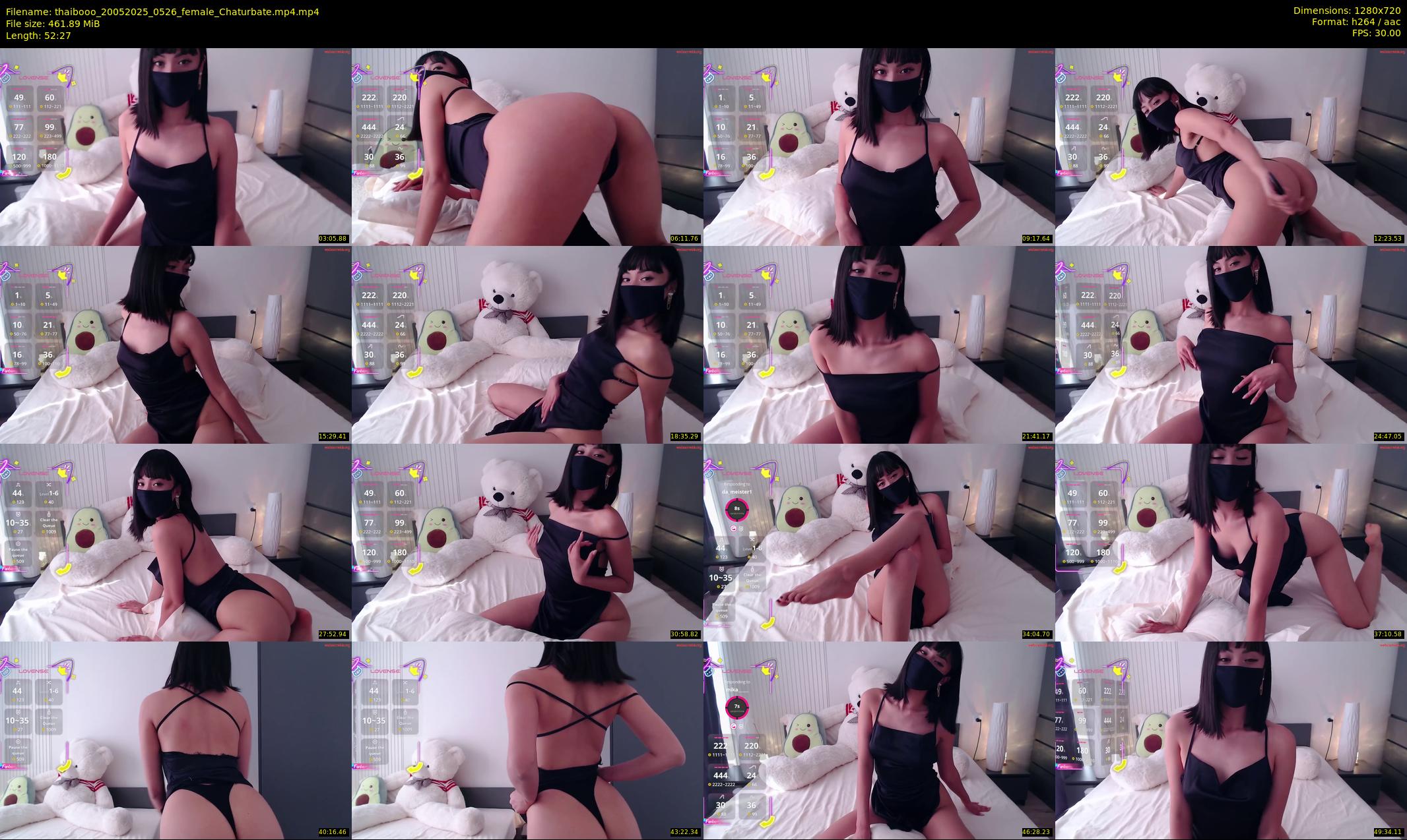 thaibooo — 53 minute Chaturbate female cam show recording, 720p, May 20, 2025