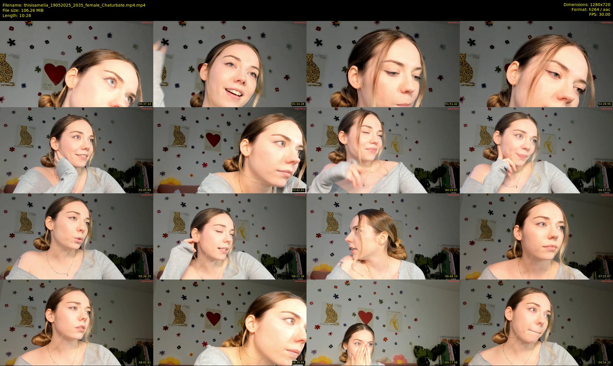 thisisamelia — 11 minute Chaturbate female cam show recording, 720p, May 19, 2025