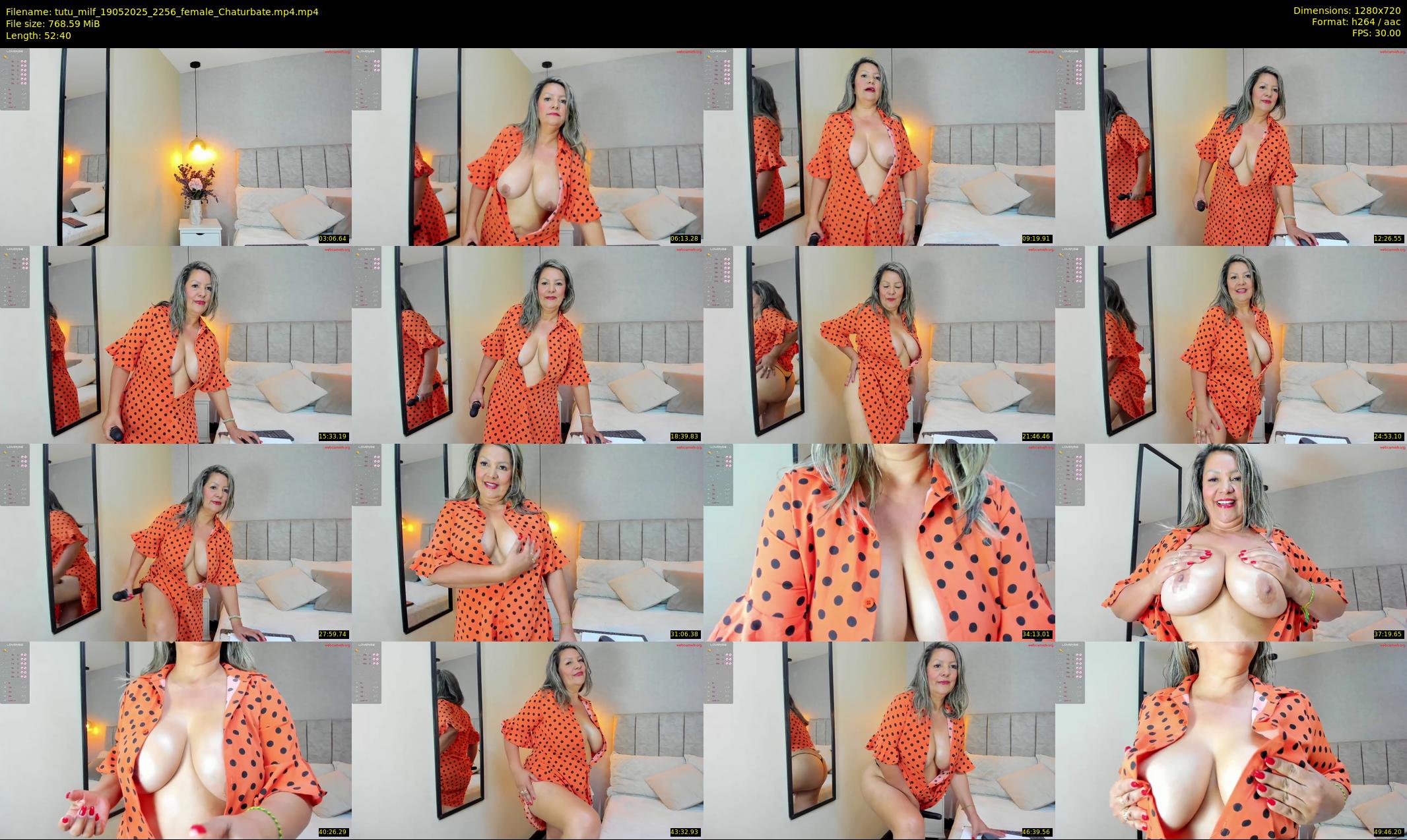tutu_milf — 53 minute Chaturbate female cam show recording, 720p, May 19, 2025