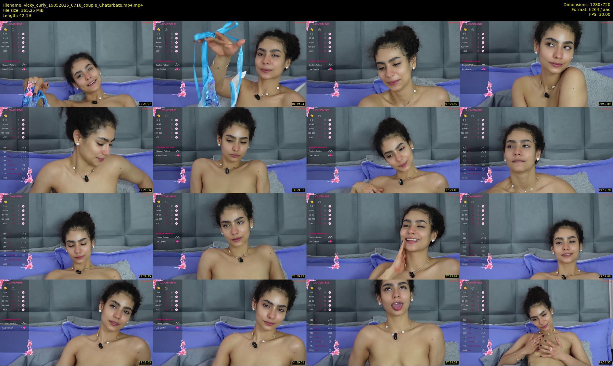 vicky_curly — 43 minute Chaturbate female cam show recording, 720p, May 19, 2025