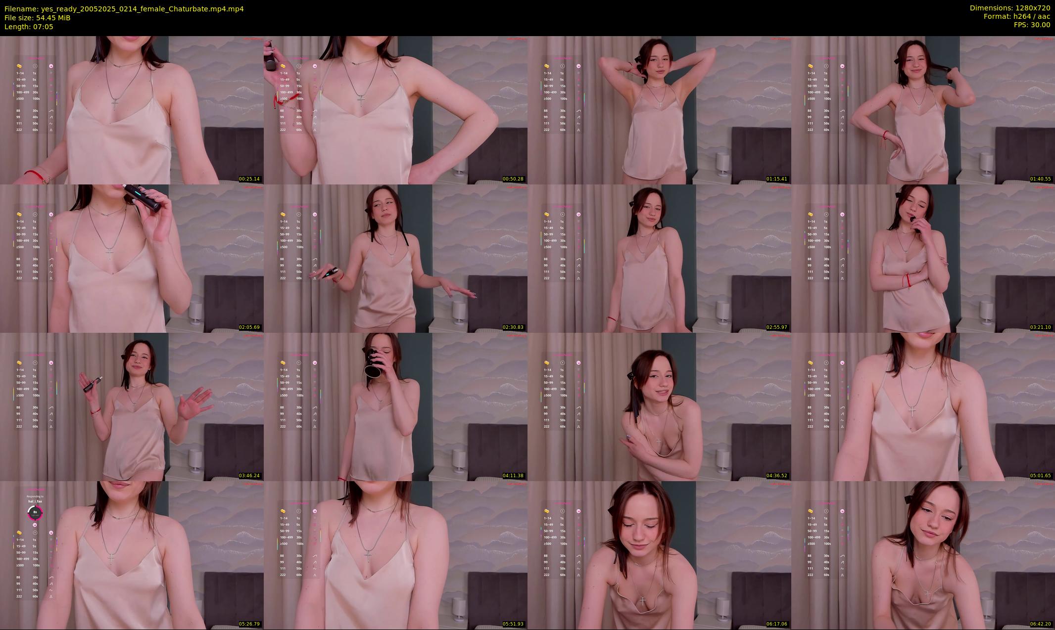 yes_ready — 8 minute Chaturbate female cam show recording, 720p, May 20, 2025