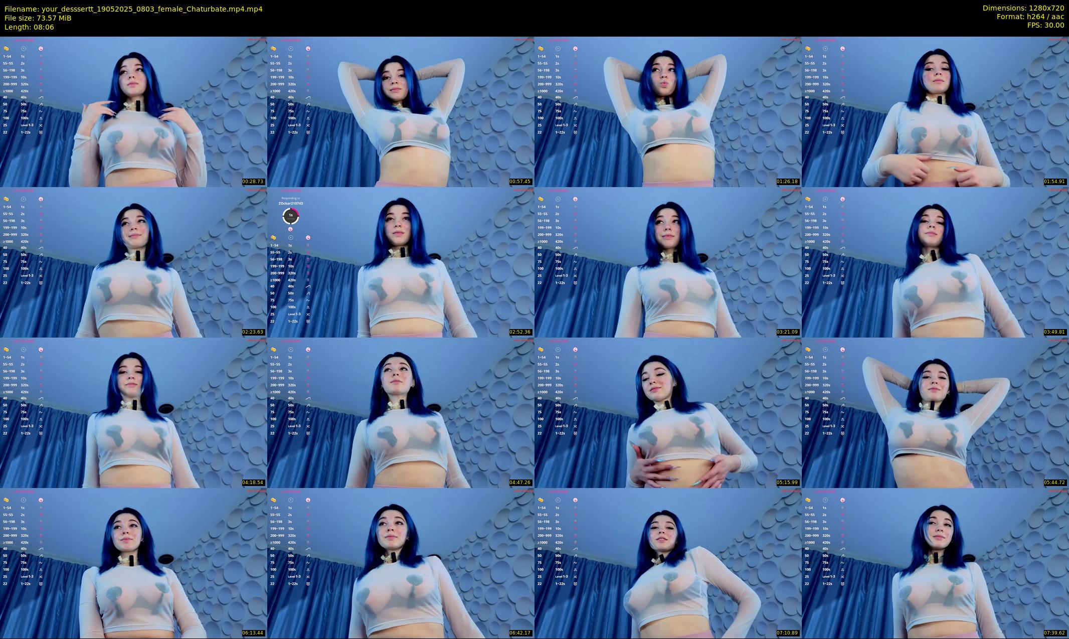 your_desssertt — 9 minute Chaturbate female cam show recording, 720p, May 19, 2025