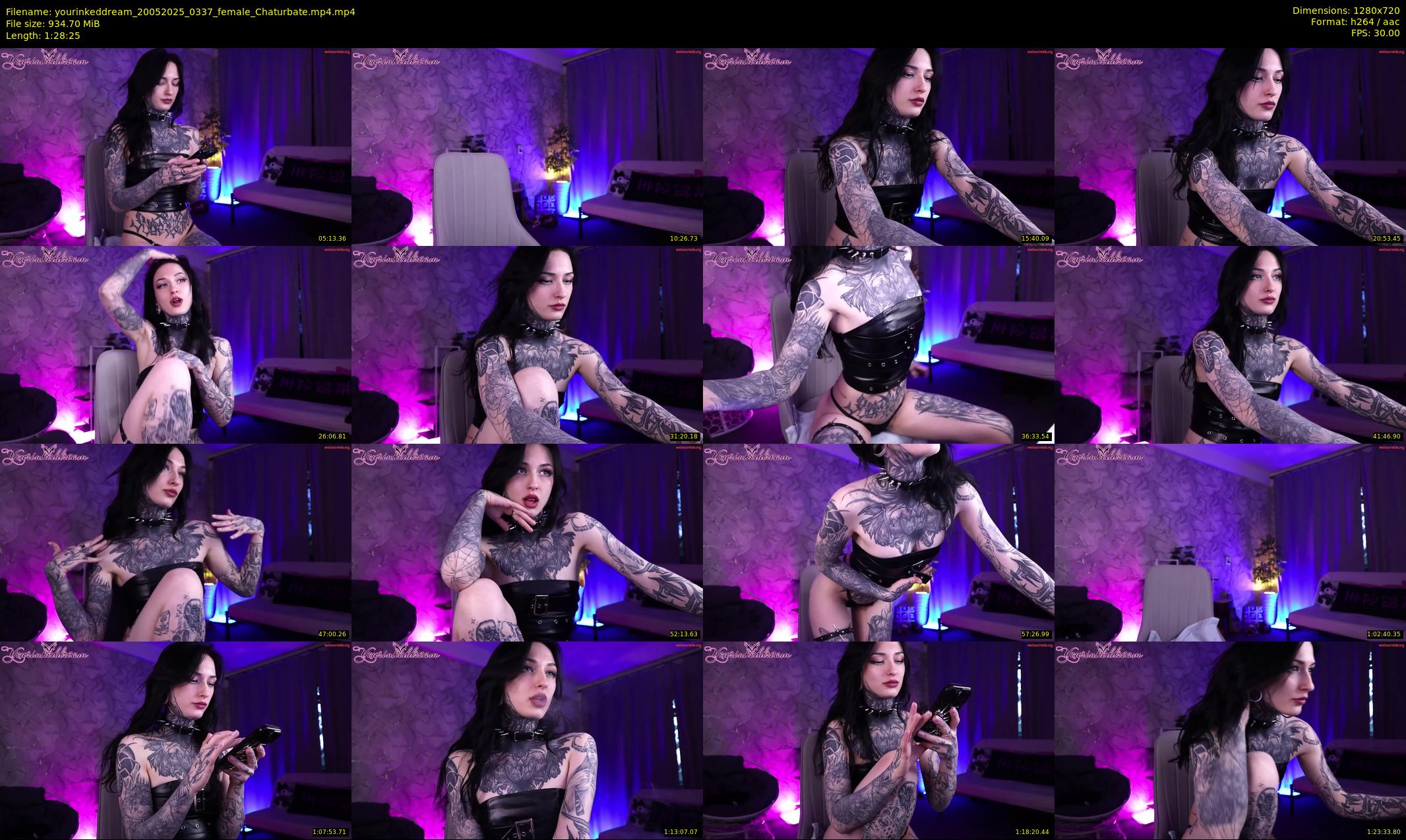 yourinkeddream — 89 minute Chaturbate couple cam show recording, 720p, May 20, 2025