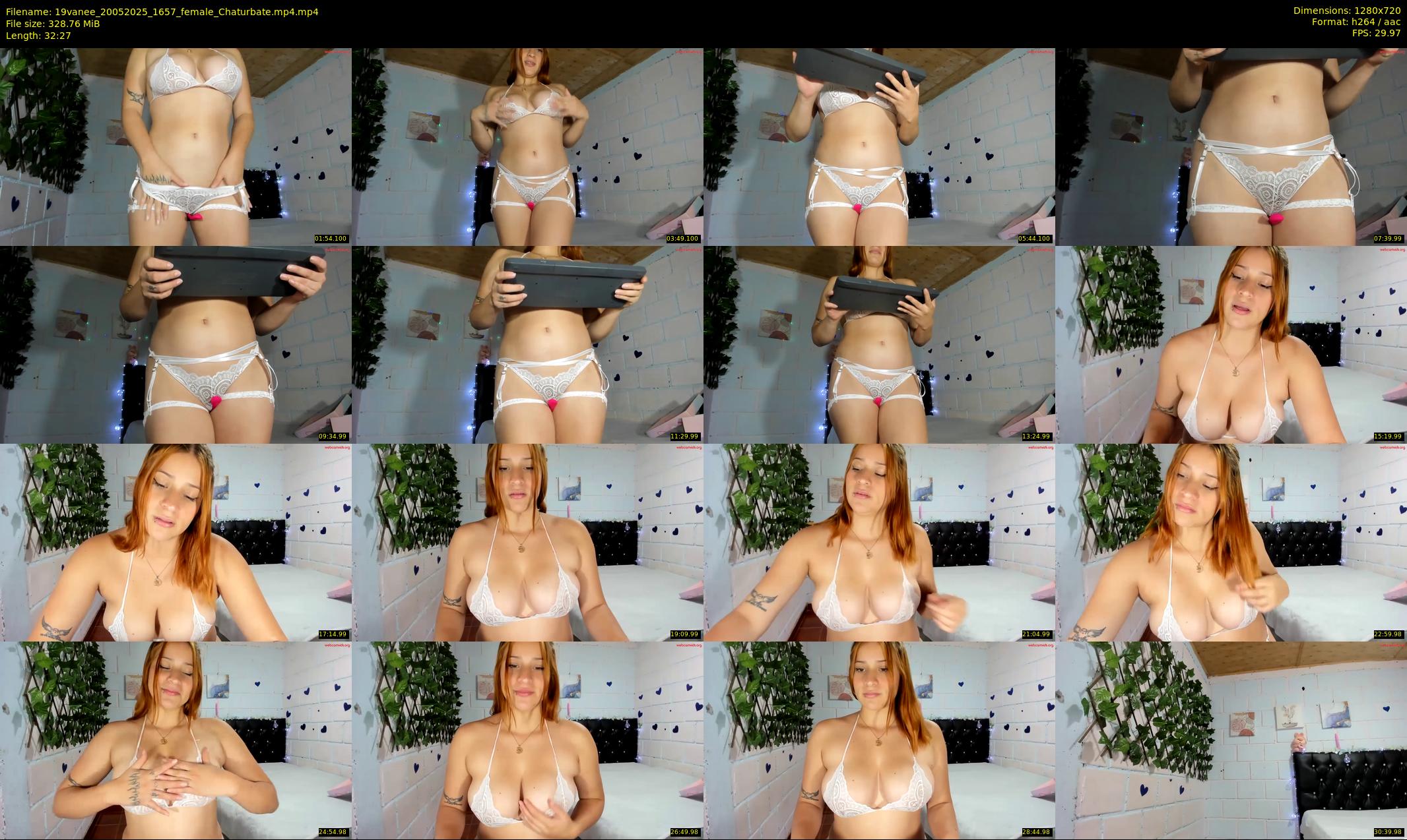 19vanee — 33 minute Chaturbate female cam show recording, 720p, May 20, 2025
