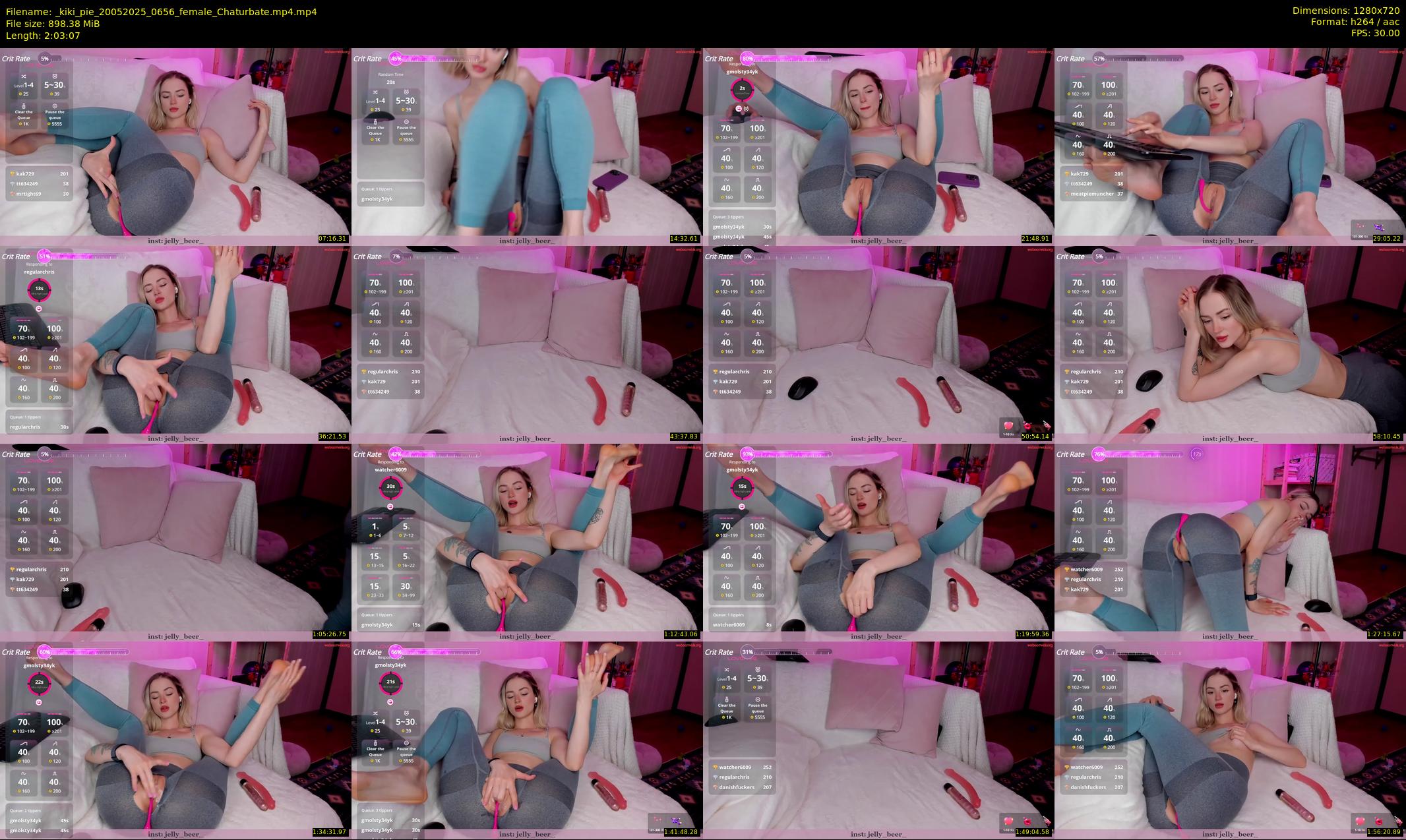_kiki_pie — 124 minute Chaturbate female cam show recording, 720p, May 20, 2025