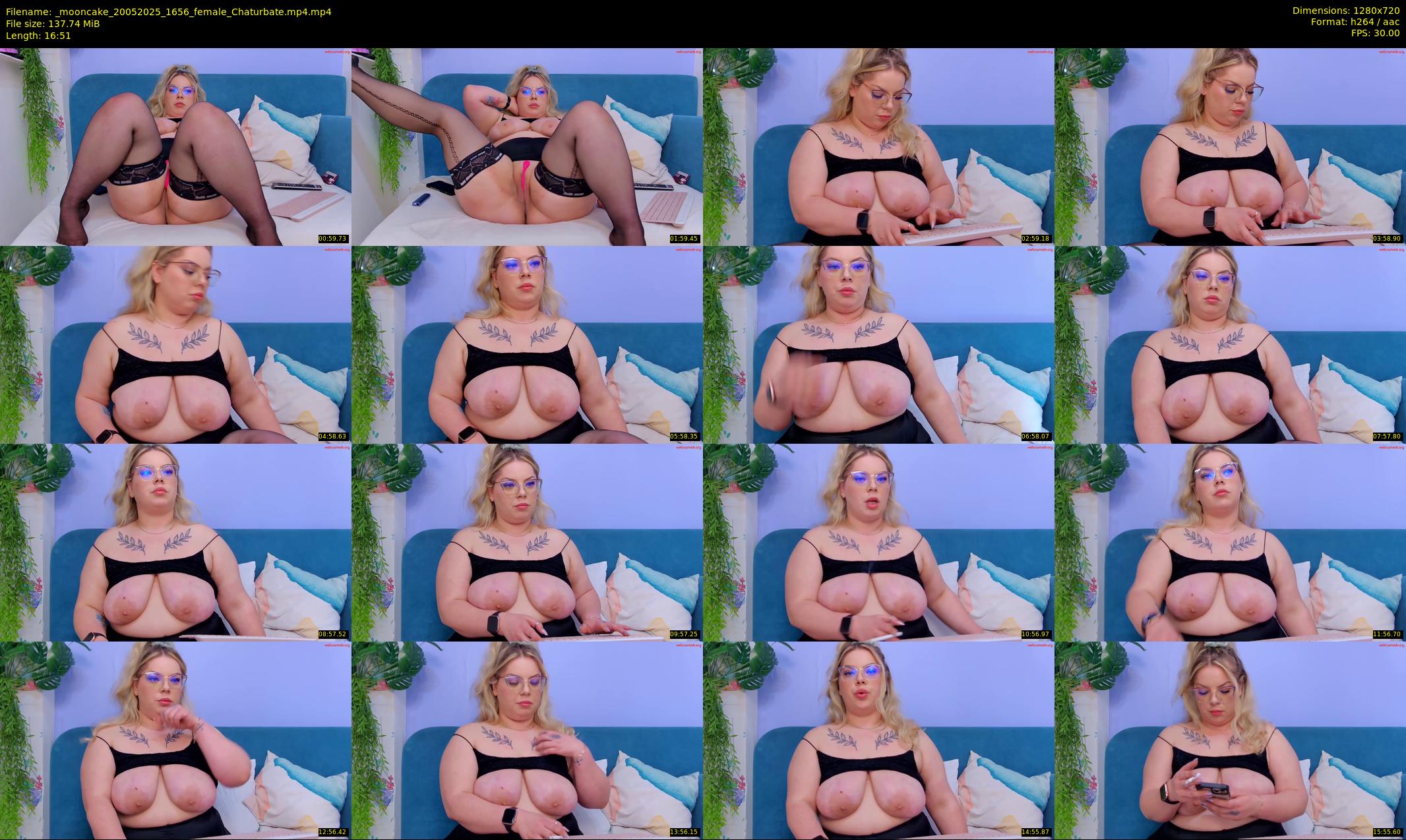 _mooncake — 17 minute Chaturbate female cam show recording, 720p, May 20, 2025