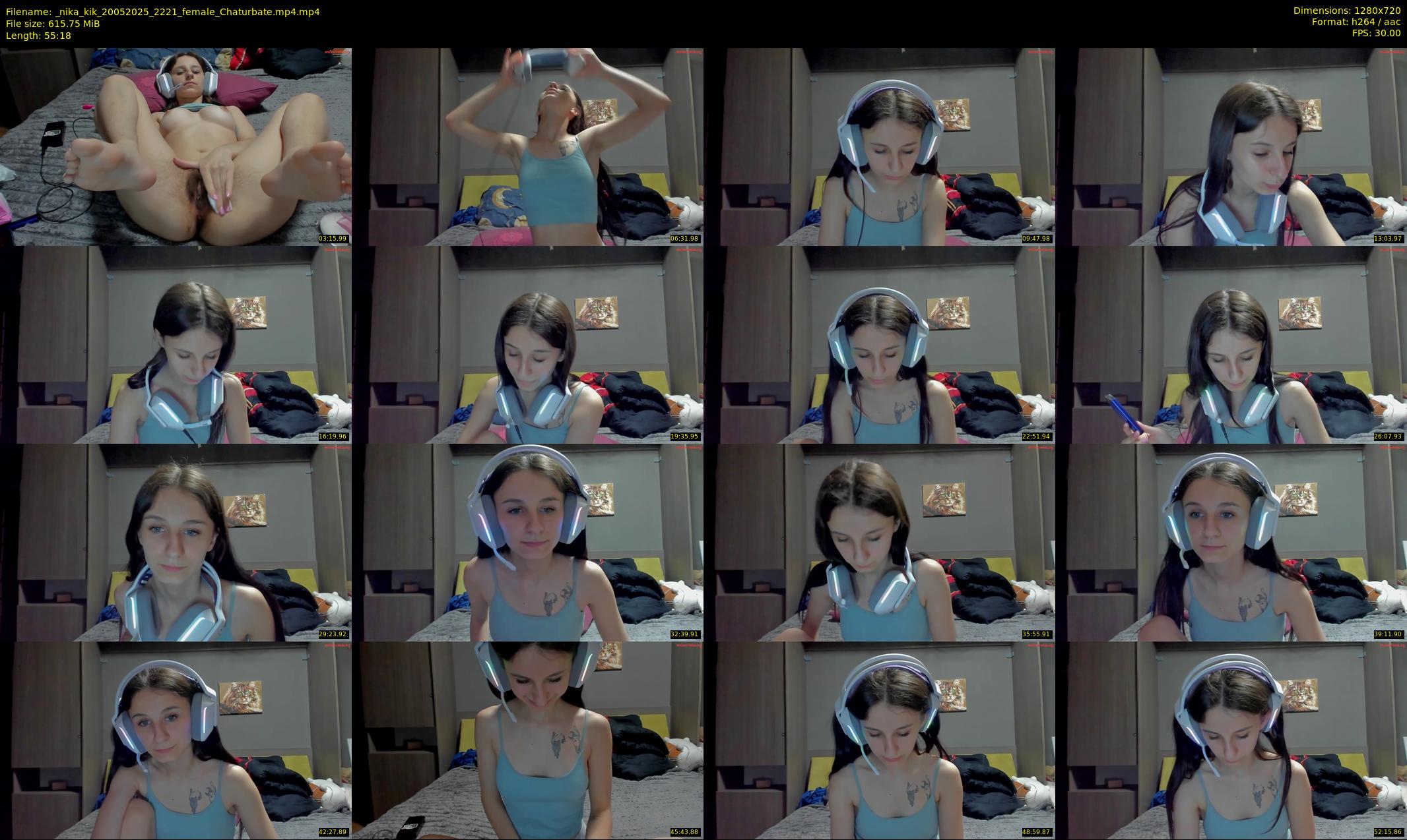 _nika_kik — 56 minute Chaturbate female cam show recording, 720p, May 20, 2025