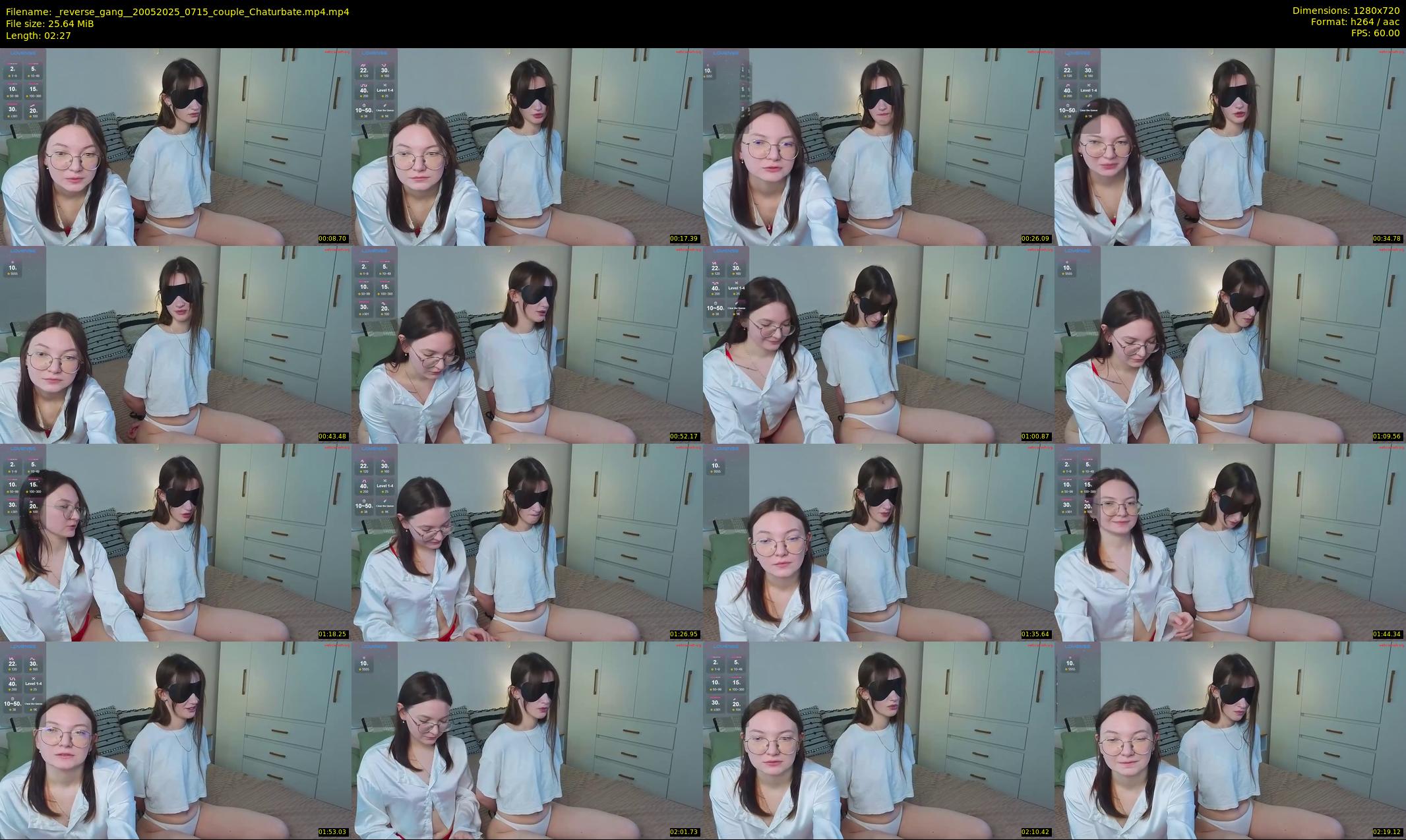 _reverse_gang_ — 3 minute Chaturbate couple cam show recording, 720p, May 20, 2025
