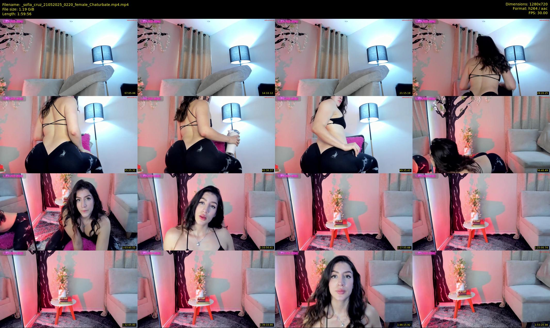 _sofia_cruz — 120 minute Chaturbate female cam show recording, 720p, May 21, 2025